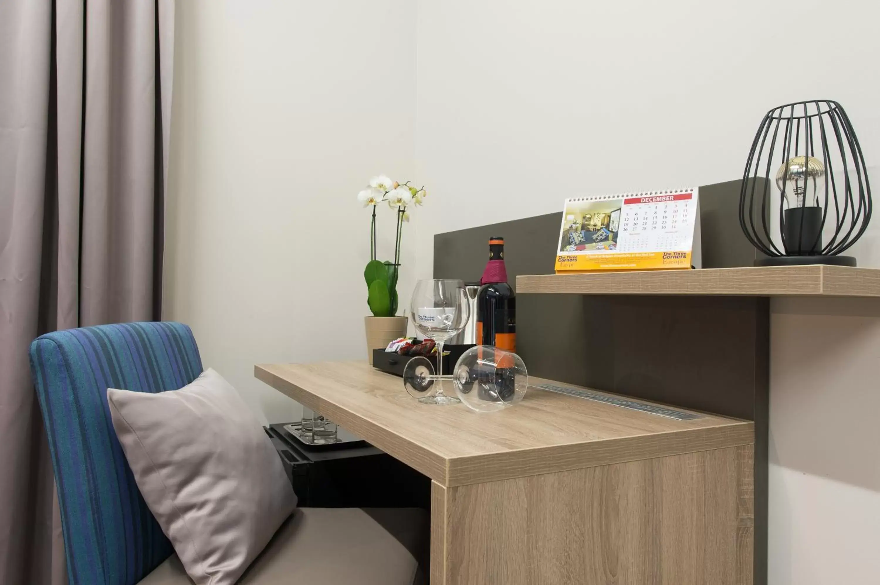 Seating area in The Three Corners Lifestyle Hotel