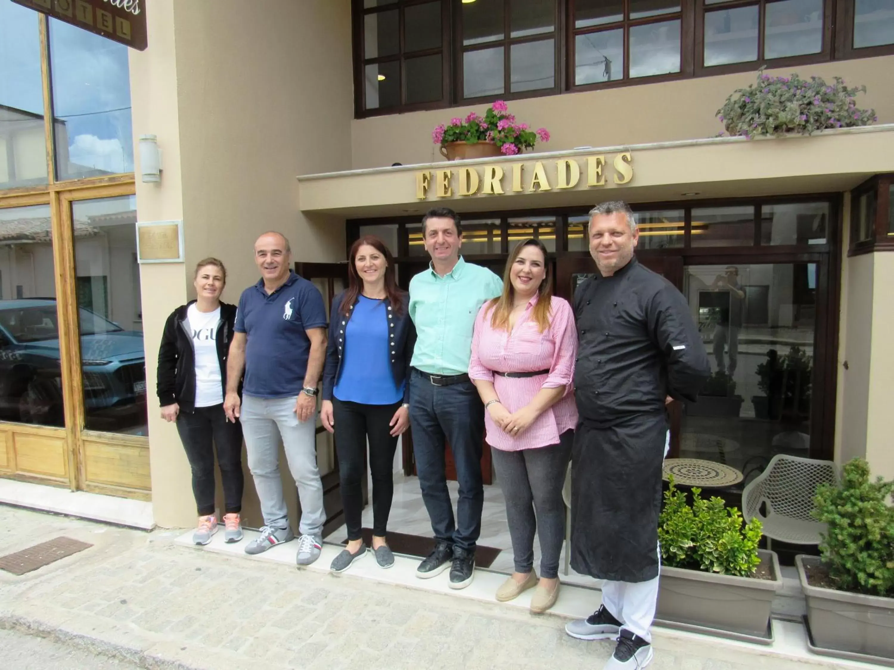 Staff in Fedriades Delphi Hotel
