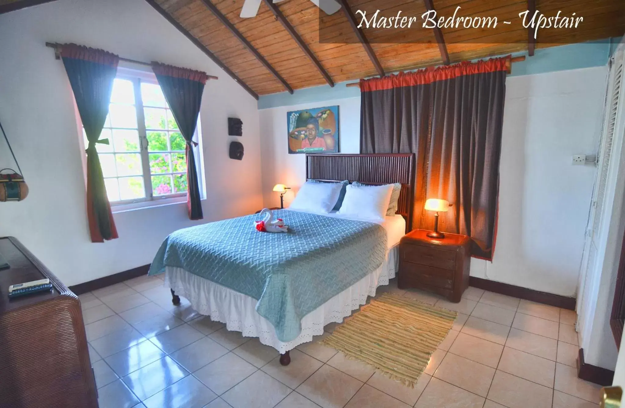 Bedroom, Bed in Moon San Villa at the Blue Lagoon