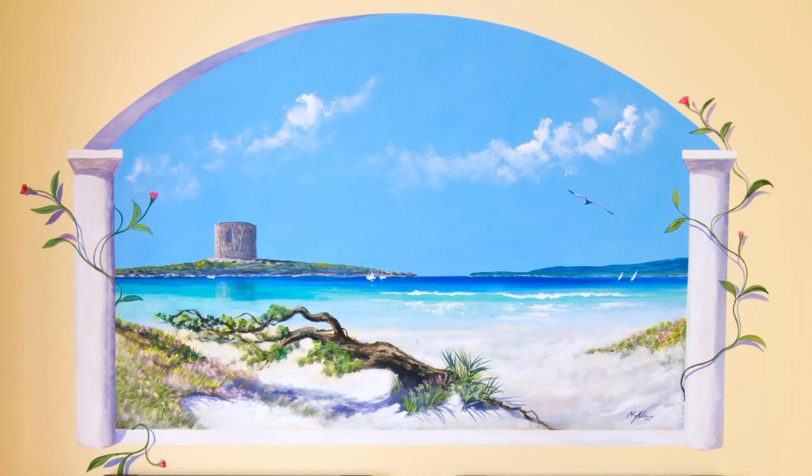 Decorative detail, Beach in B&B La Porta Accanto