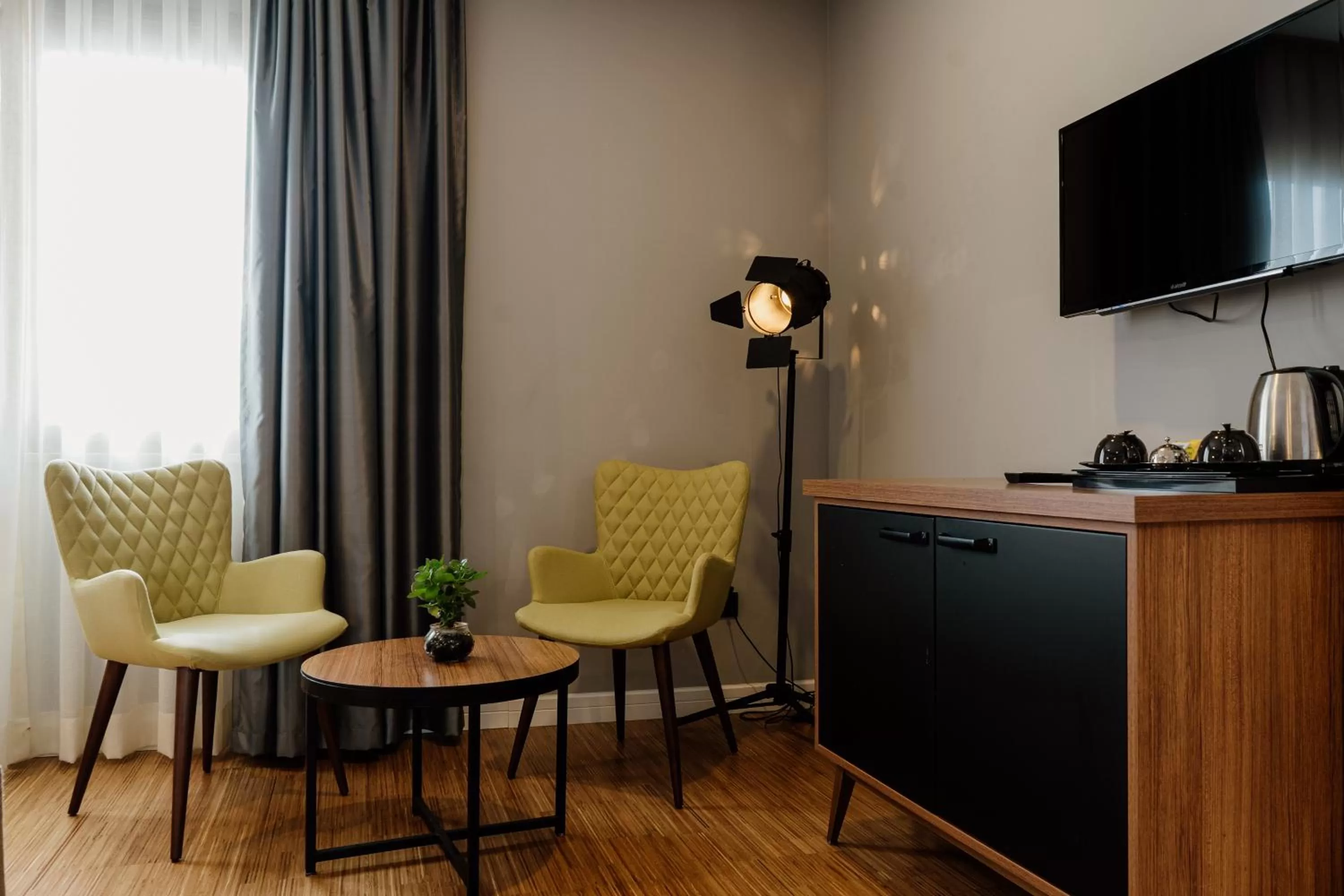 Seating area in Hotel Poem