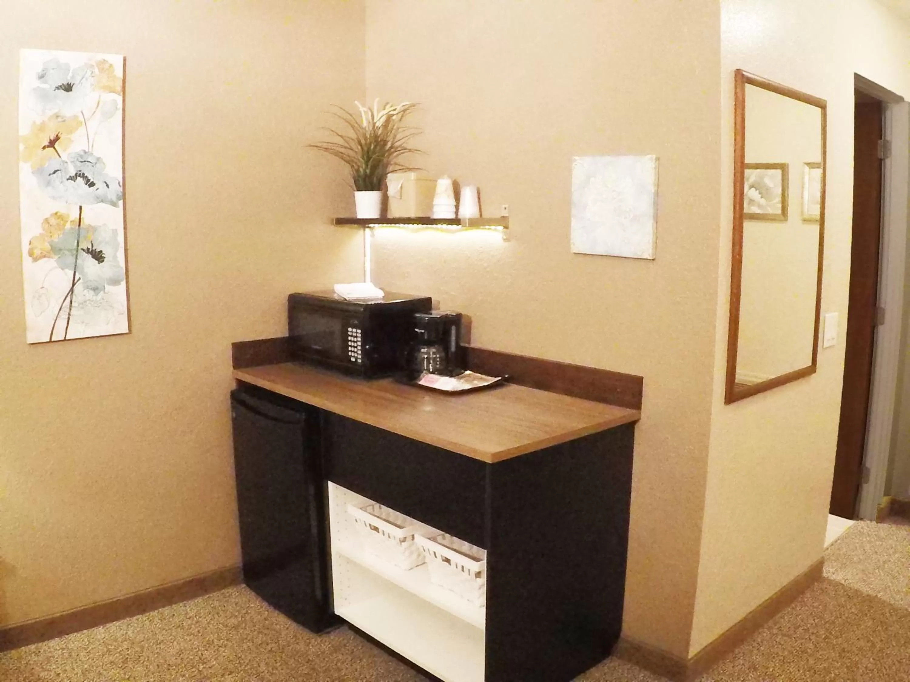 Kitchen or kitchenette, Lobby/Reception in Mountain View Lodge