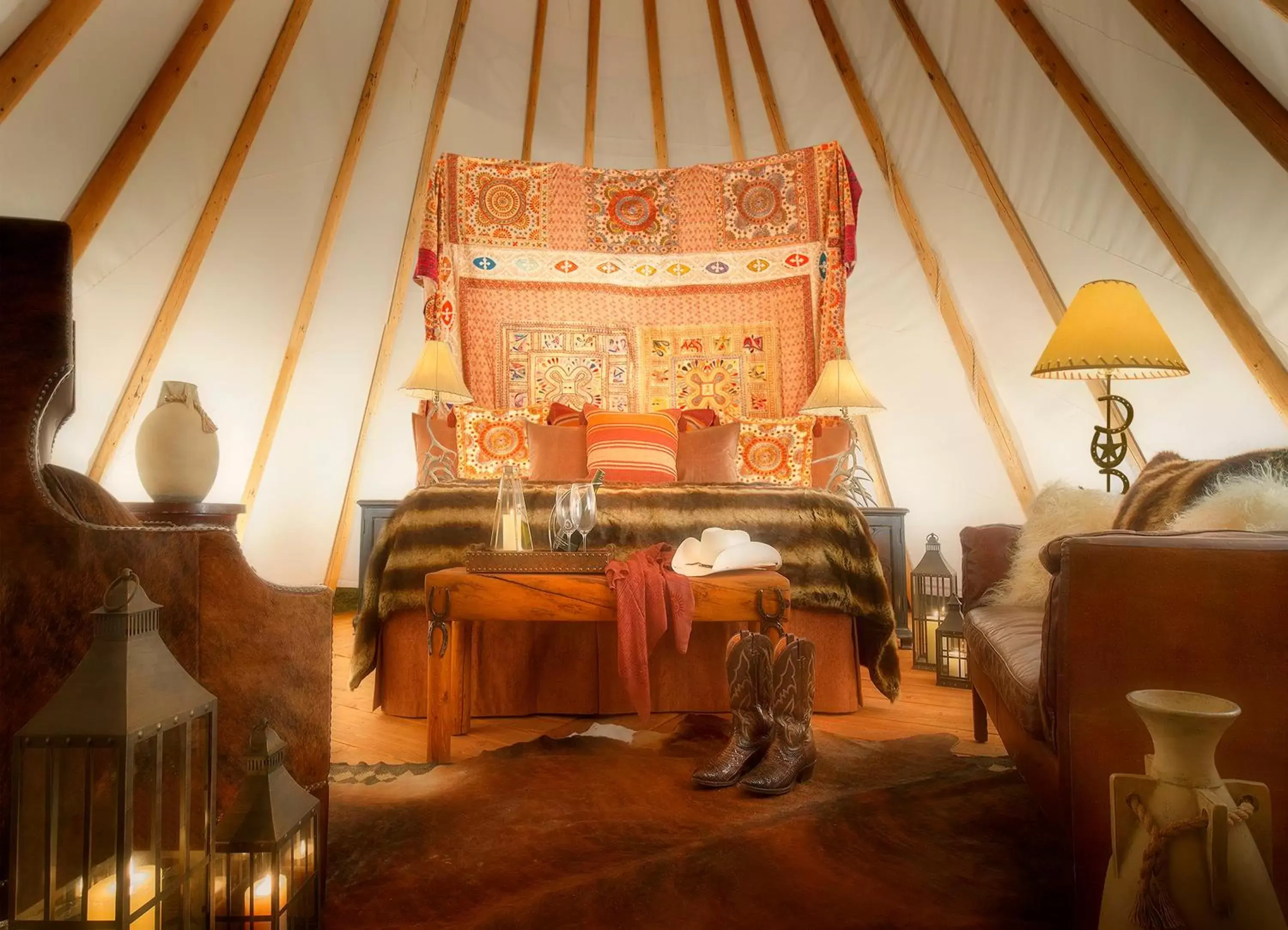 Bed in Capitol Reef Resort