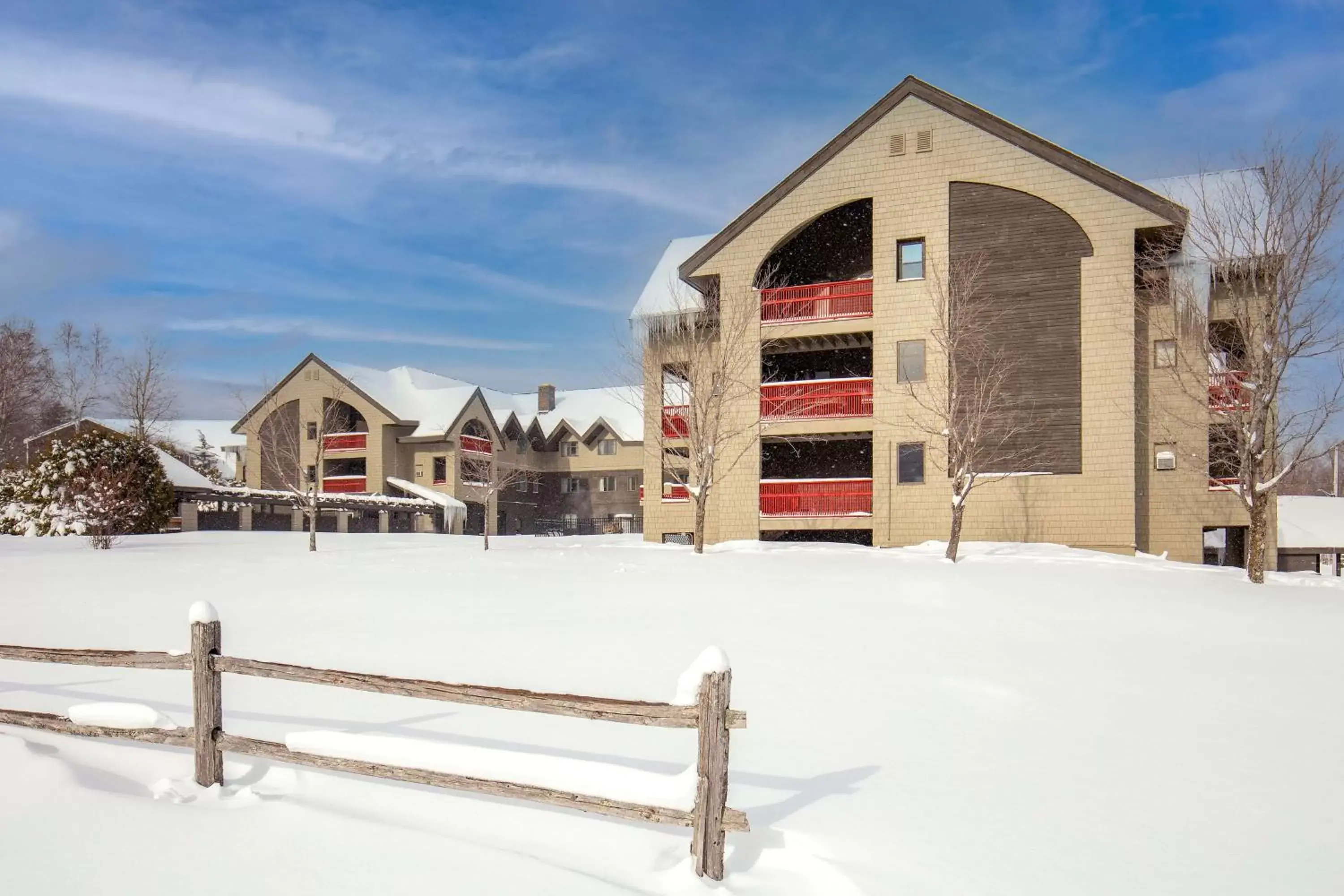 Property building, Winter in Killington Mountain Lodge, Tapestry Collection by Hilton