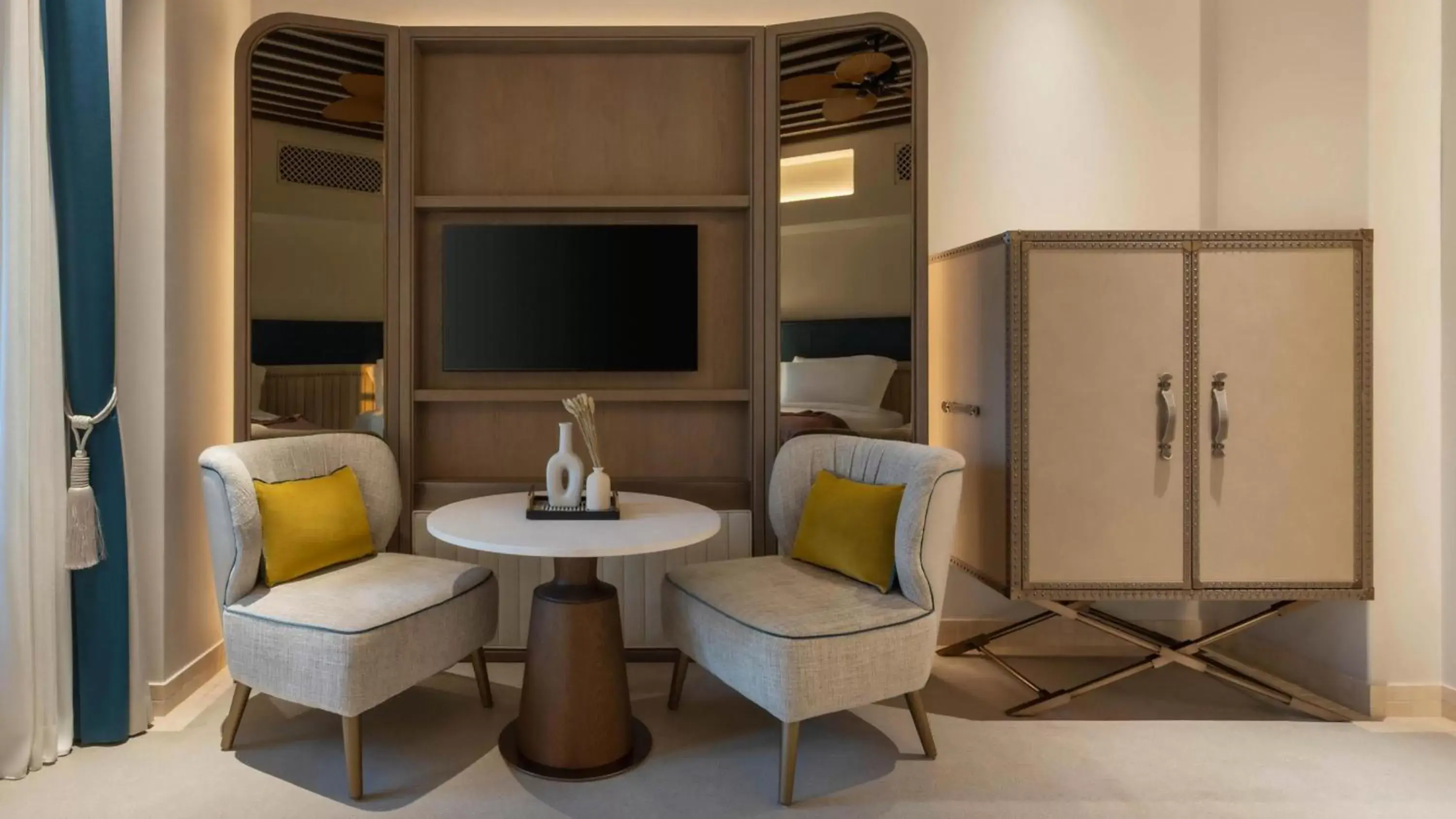 Lobby or reception, Seating Area in Bab Al Shams, A Rare Finds Desert Resort, Dubai