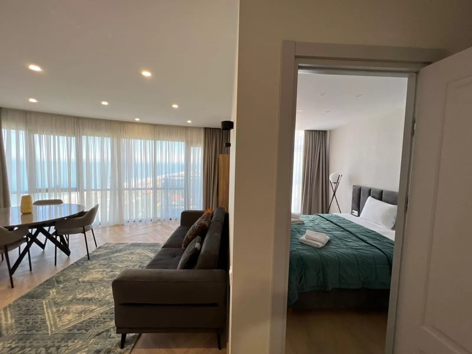 Bed in Holiday Lux Sea Towers Batumi