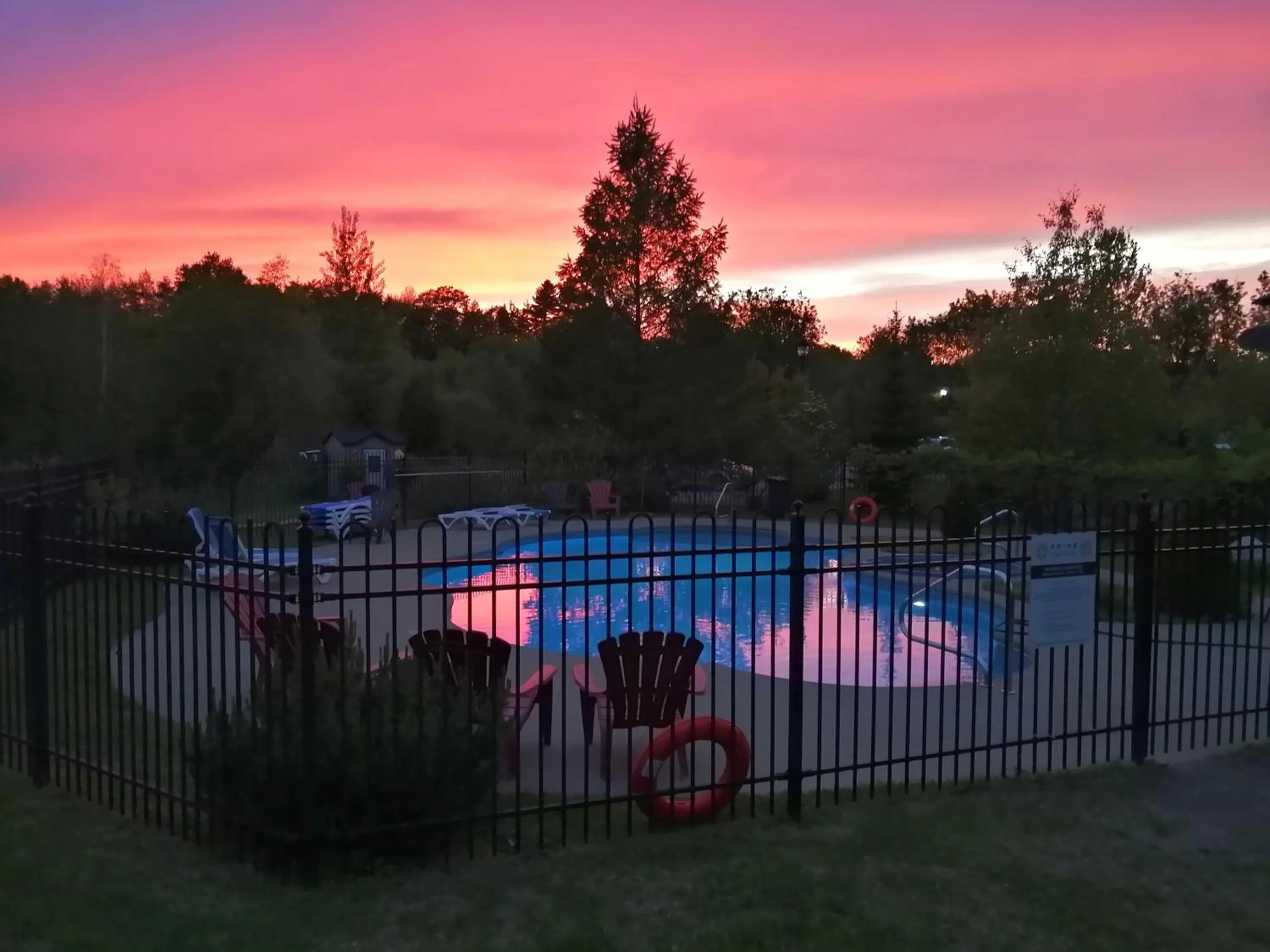 Pool view in Condos Hotel Lion D'Or