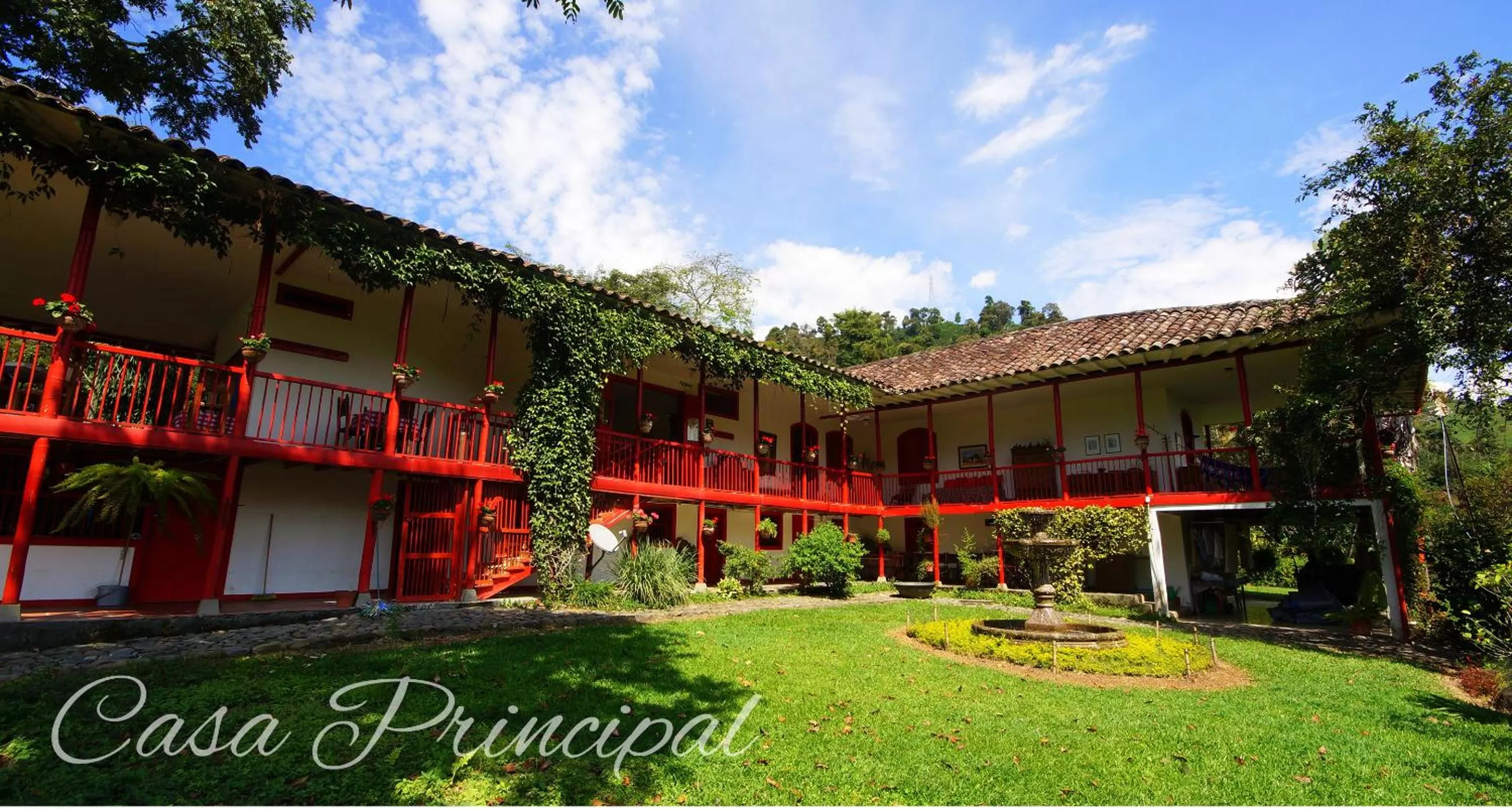 Property building in Hacienda Venecia Coffee Farm Hotel