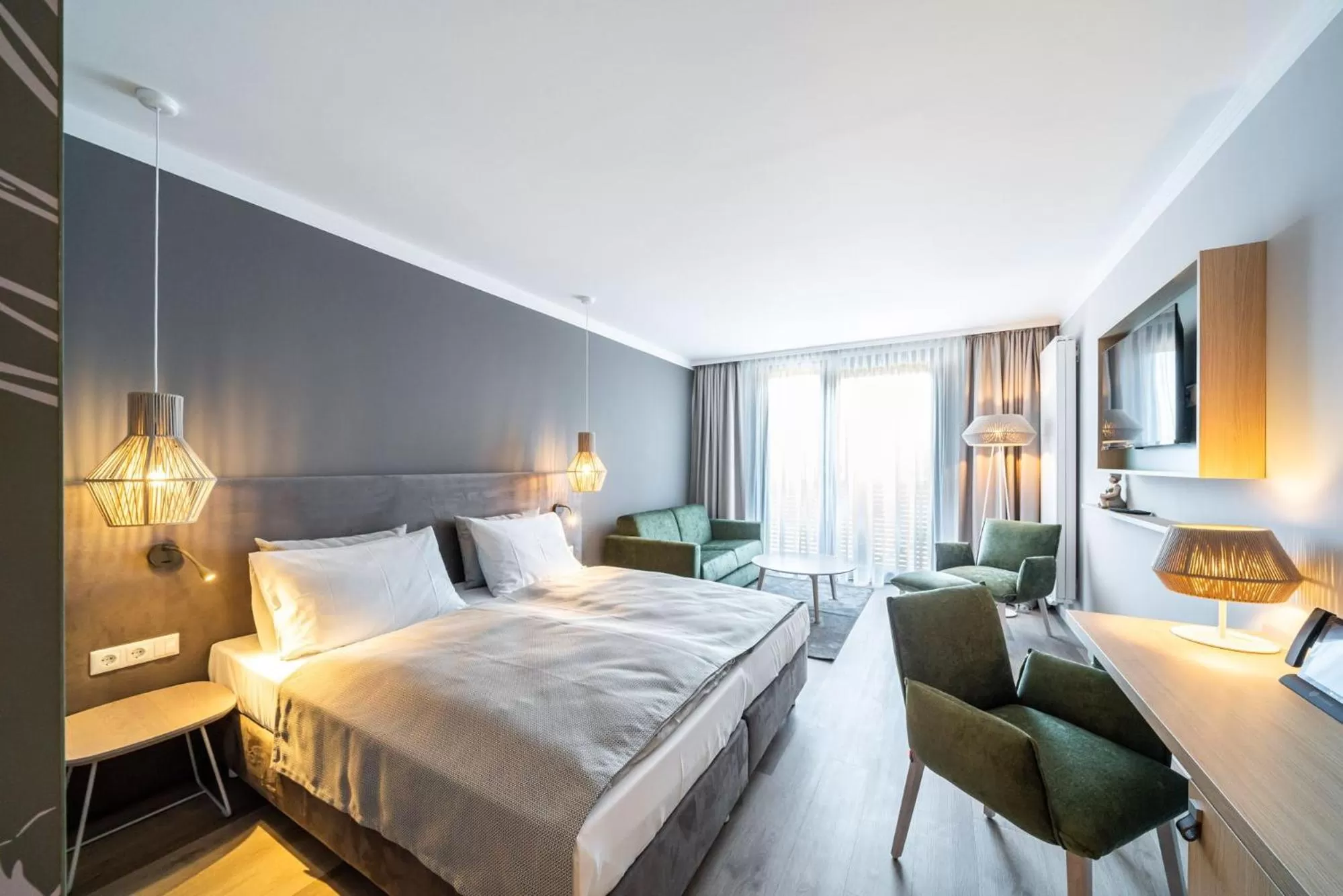 Photo of the whole room, Bed in Landhotel Rittmeister & Kräuter-SPA Adults Only