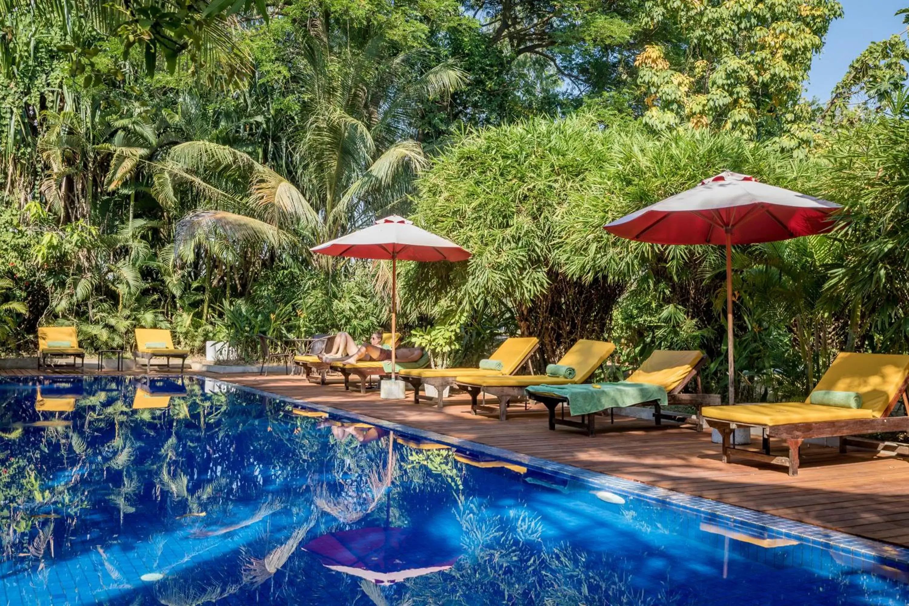 Swimming Pool in Sambor Village Hotel