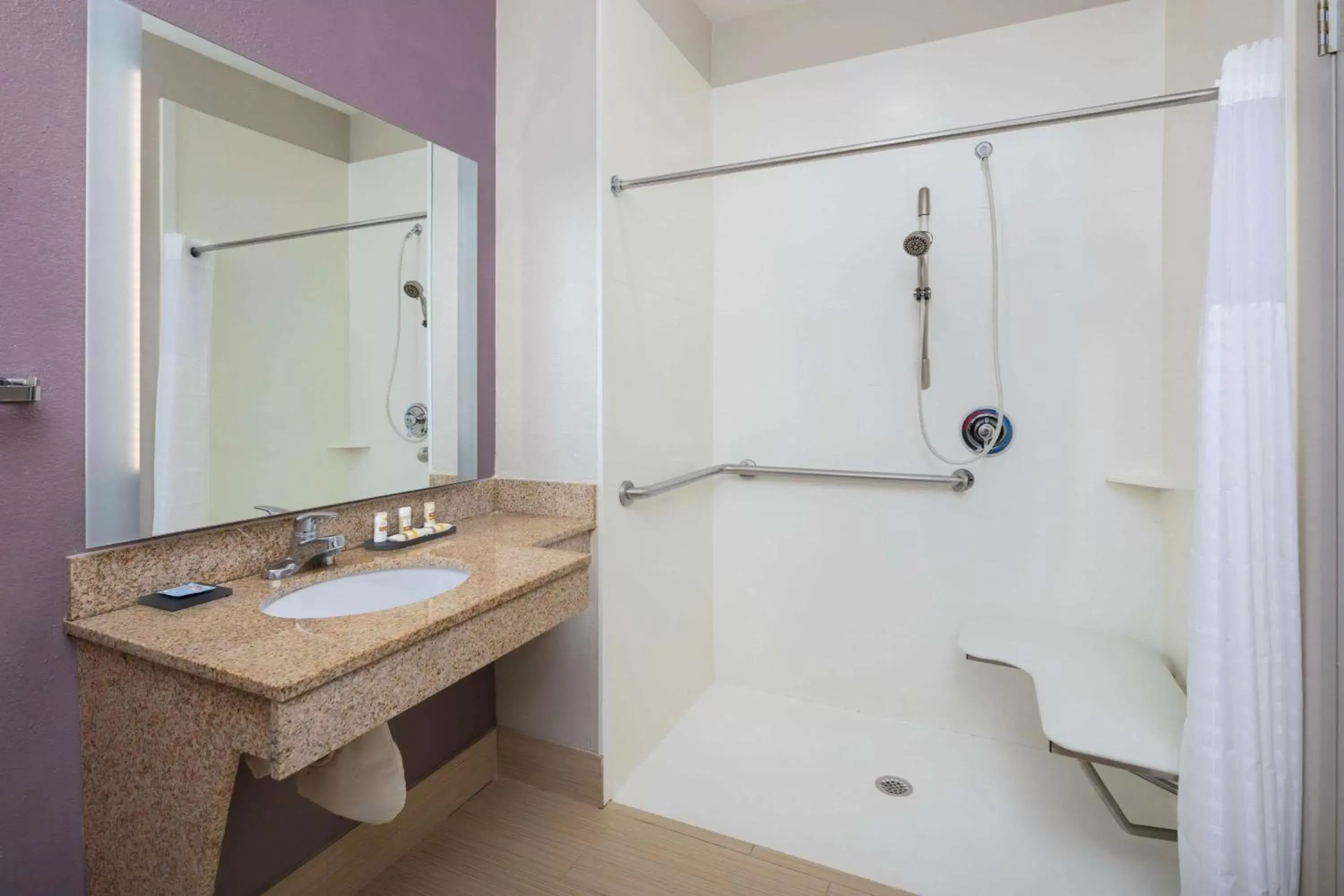 Shower, Bathroom in La Quinta by Wyndham Snellville - Stone Mountain