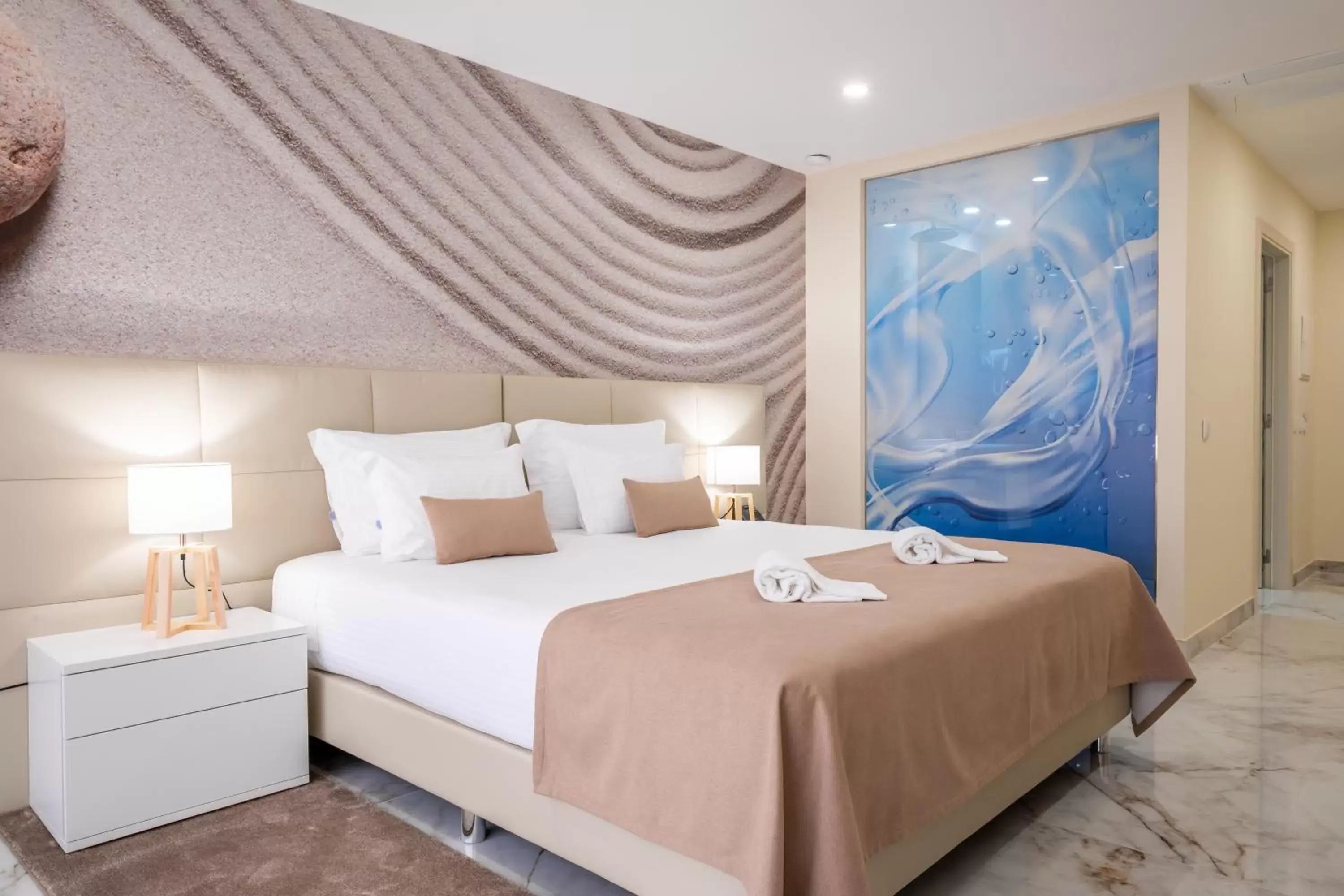 Bed in Lagos Atlantic Hotel