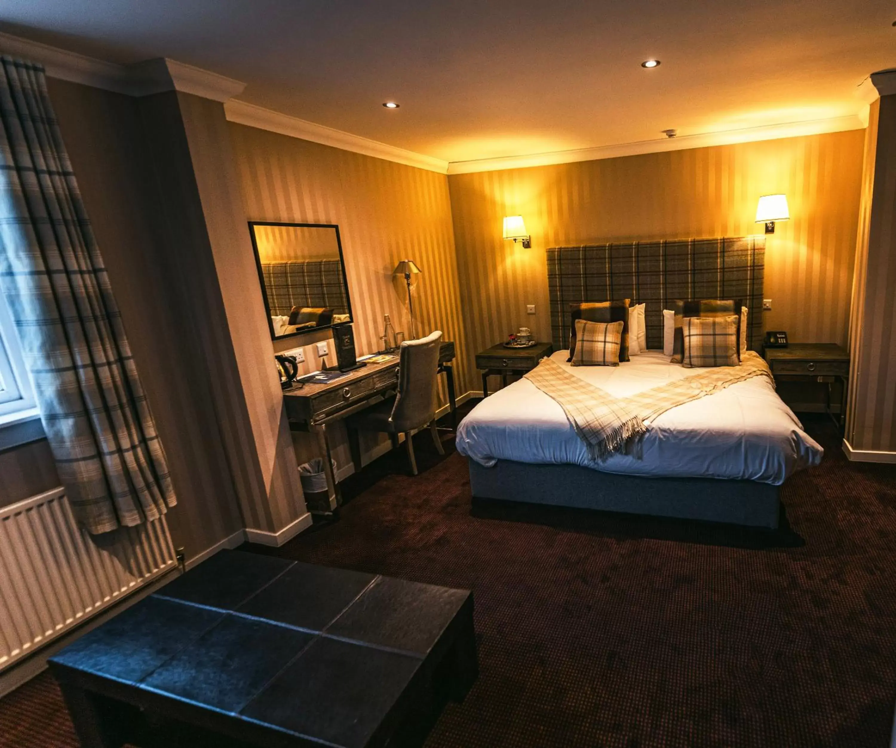Bed in The Fenwick Hotel
