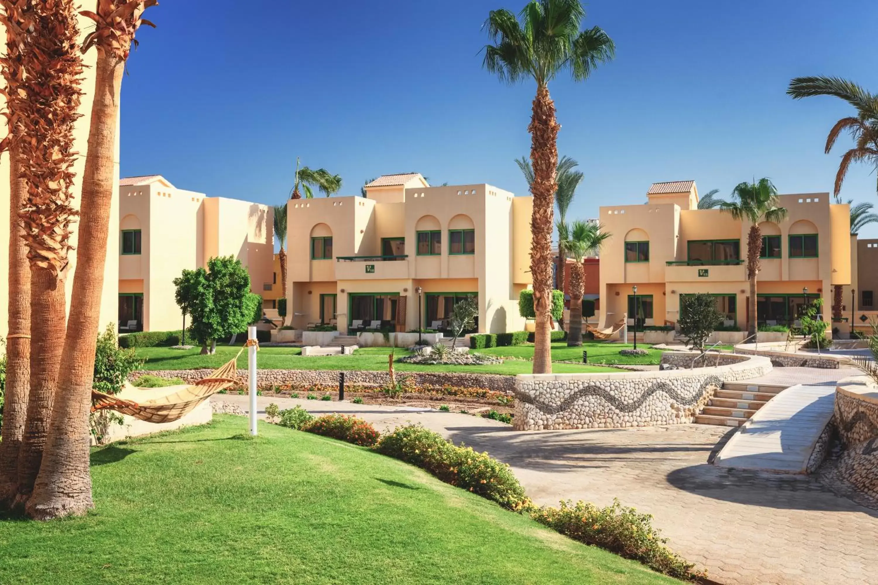 Garden view, Property Building in Swiss Inn Resort Hurghada