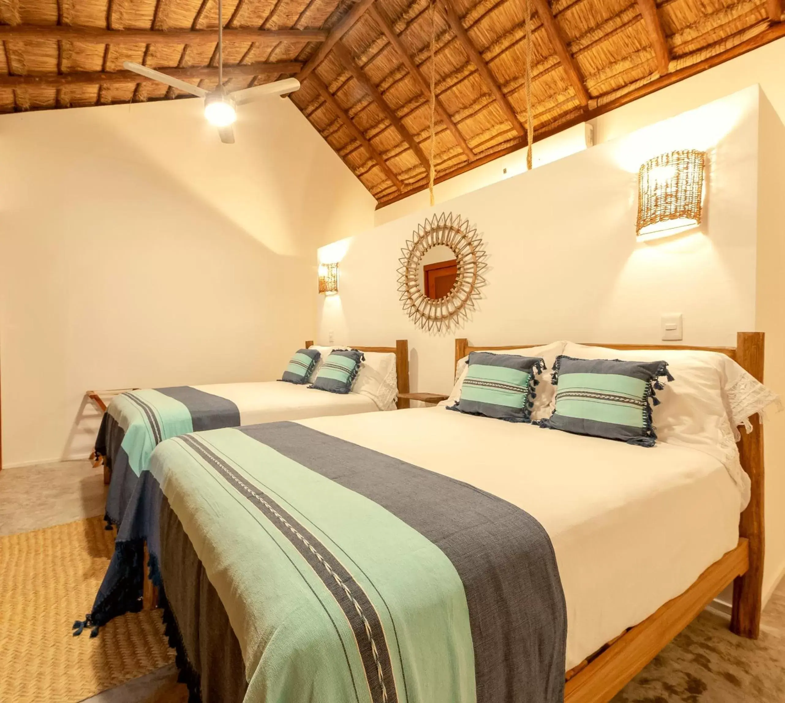Property building, Bed in Mimosa Tulum