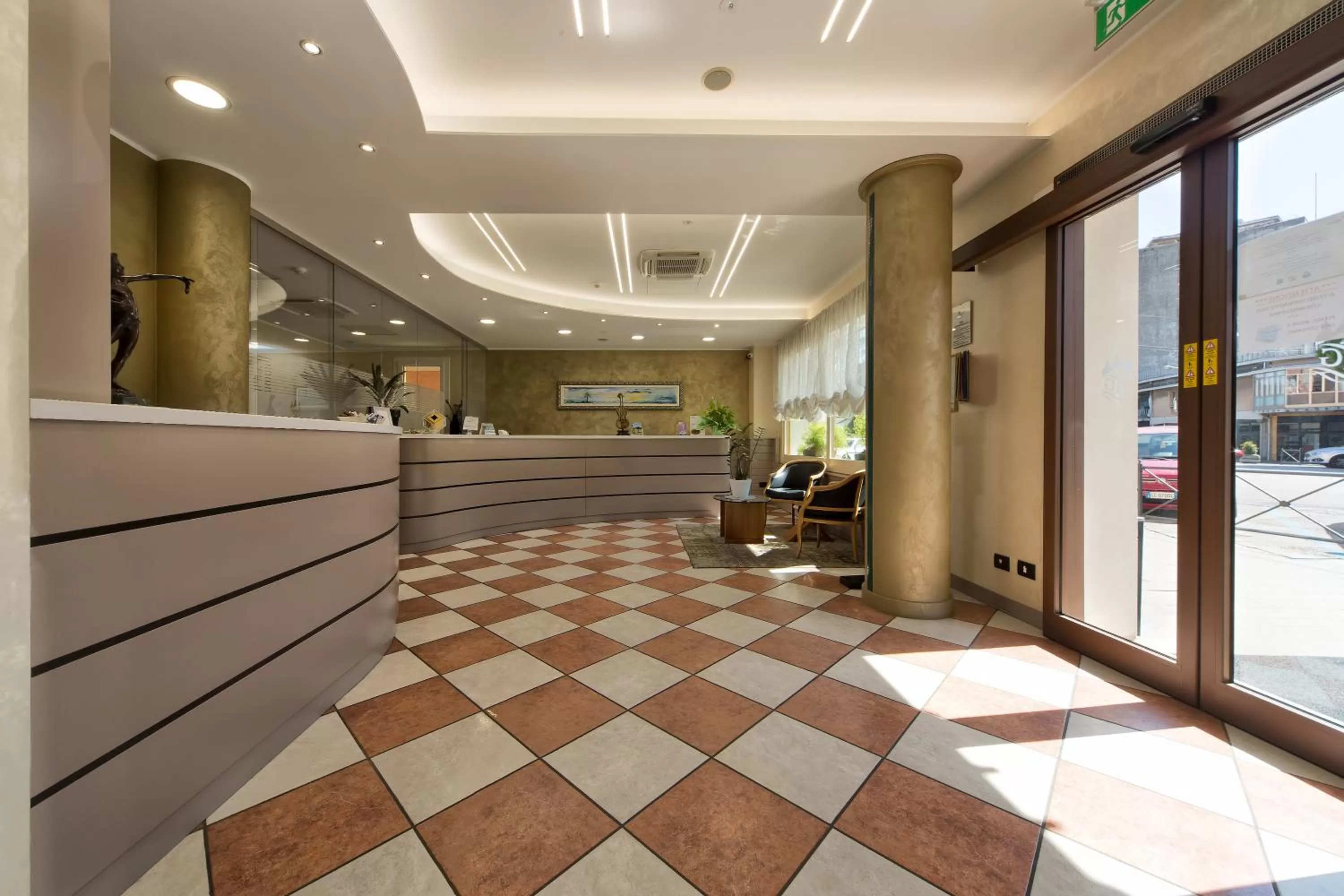Lobby or reception in Hotel Giotto