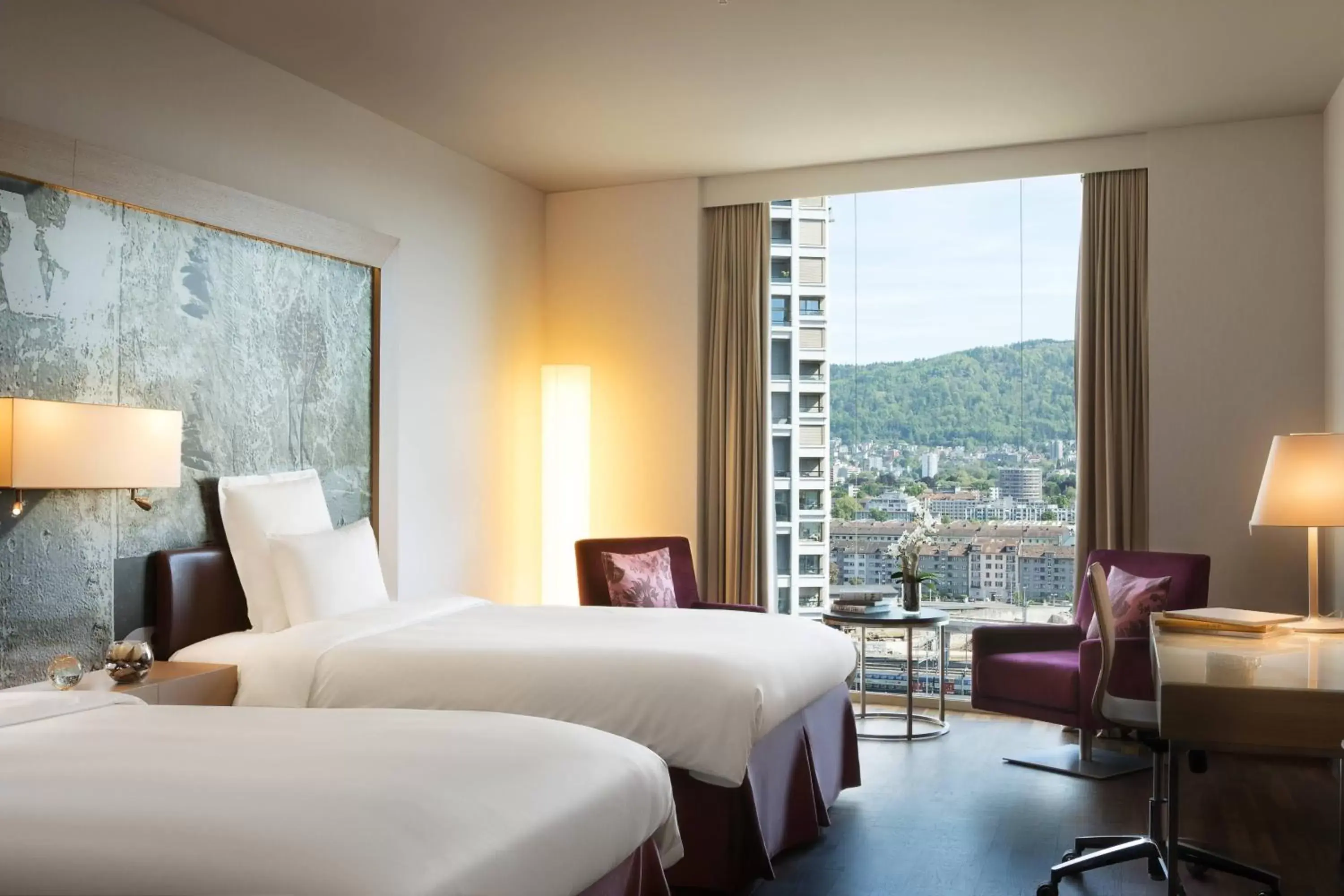 Photo of the whole room in Renaissance Zurich Tower Hotel