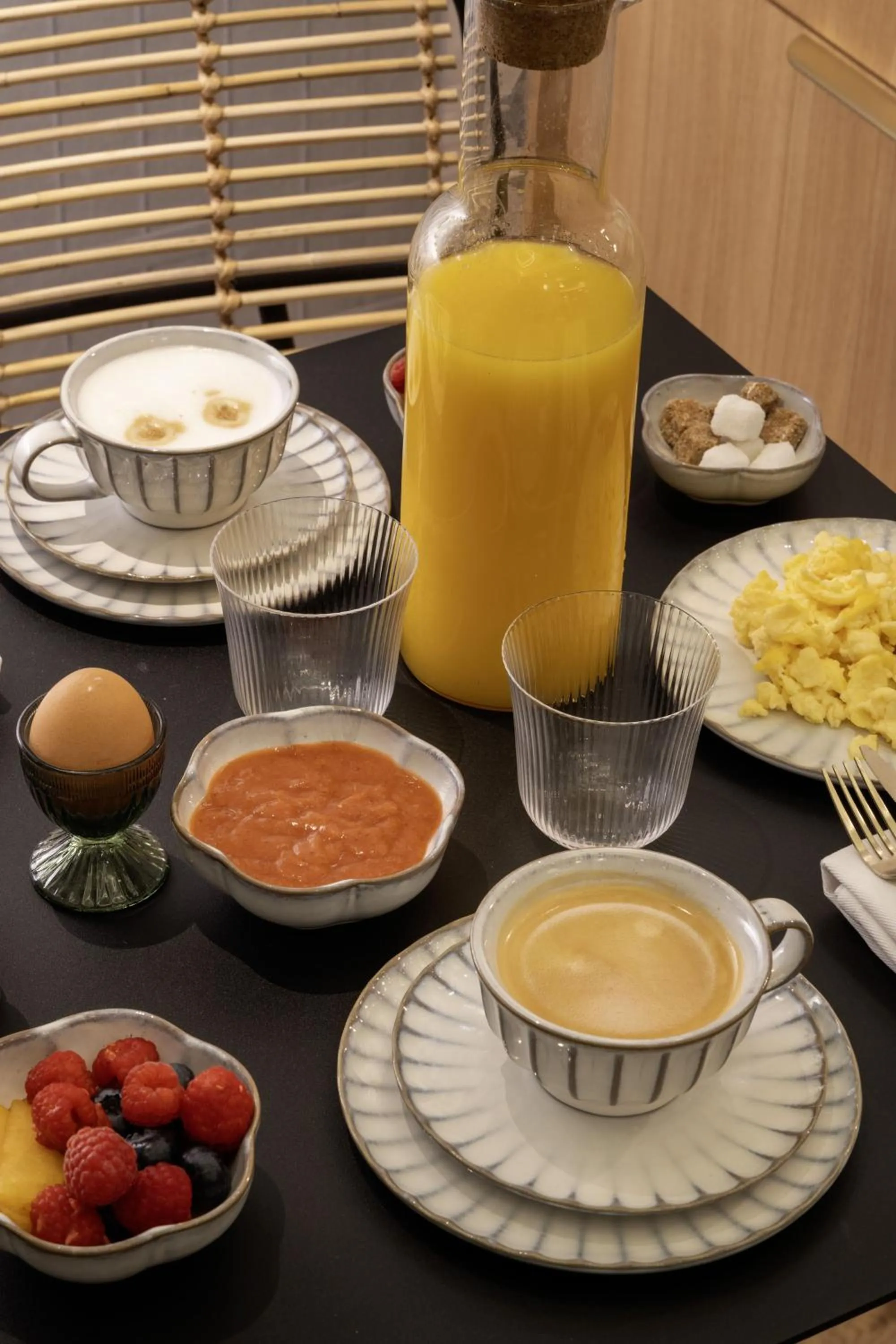 Breakfast in Hotel L de Lutece - Notre-Dame