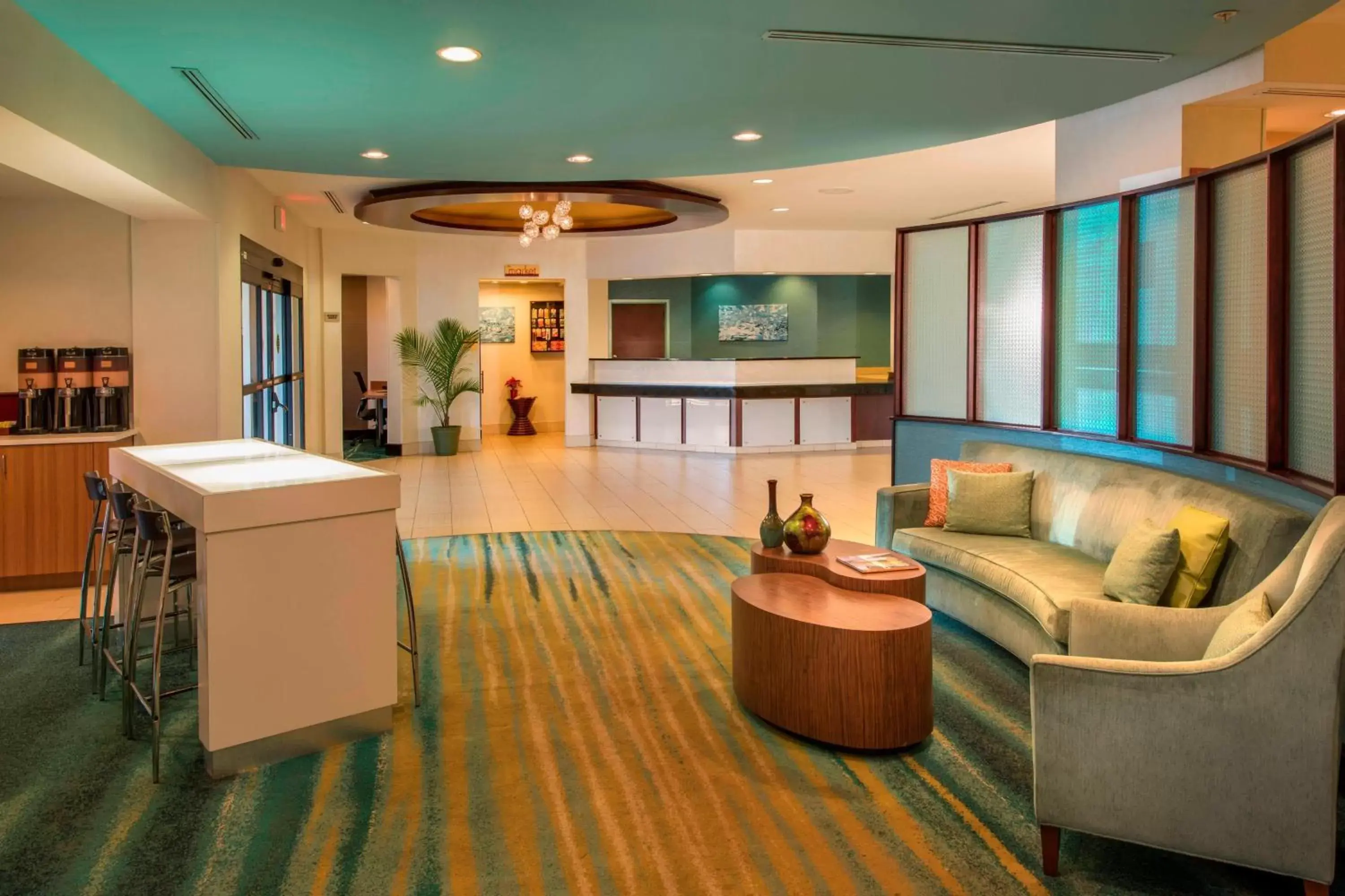 Lobby or reception, Lobby/Reception in SpringHill Suites by Marriott Charlotte Airport