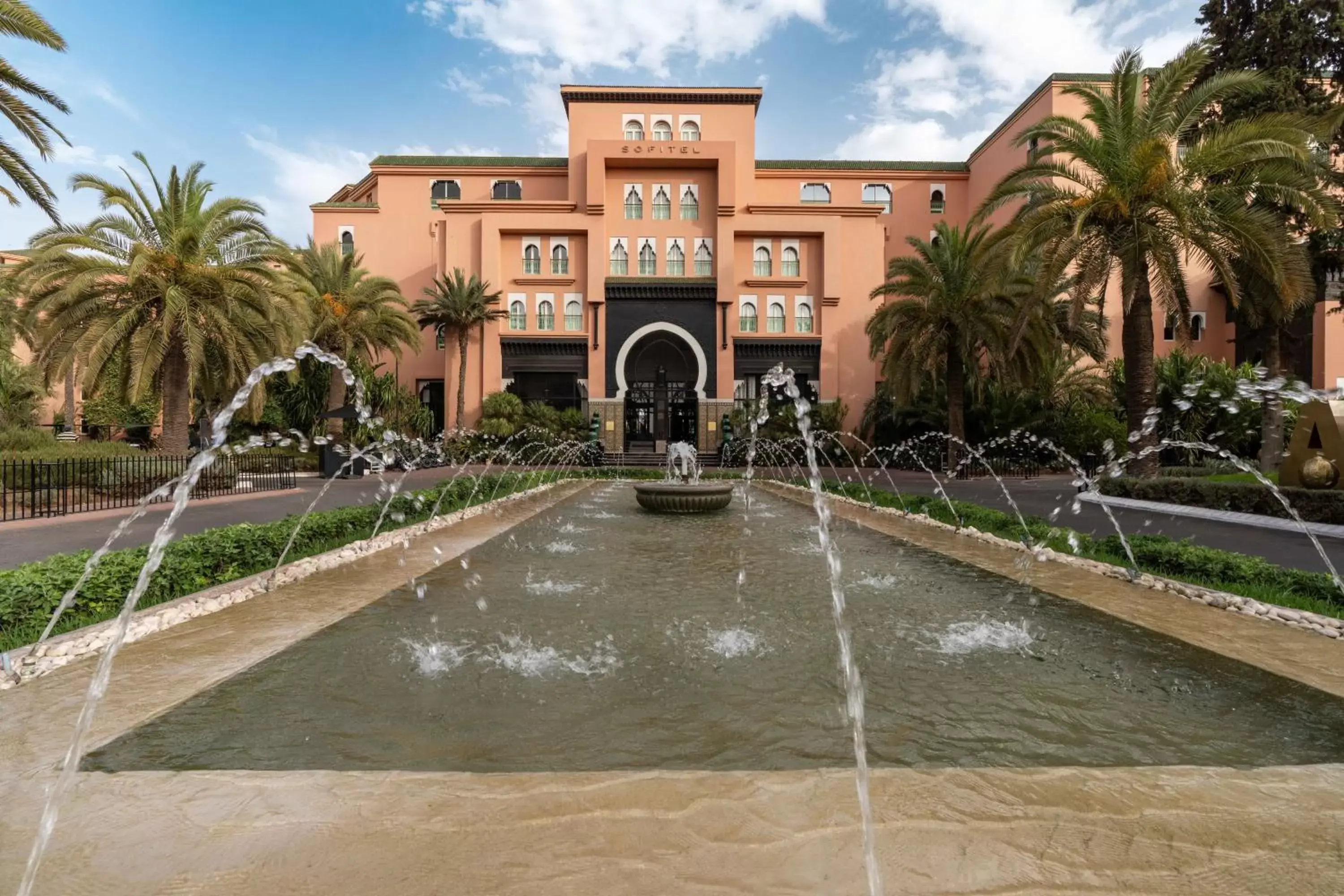 Facade/entrance, Property Building in Sofitel Marrakech Lounge and Spa