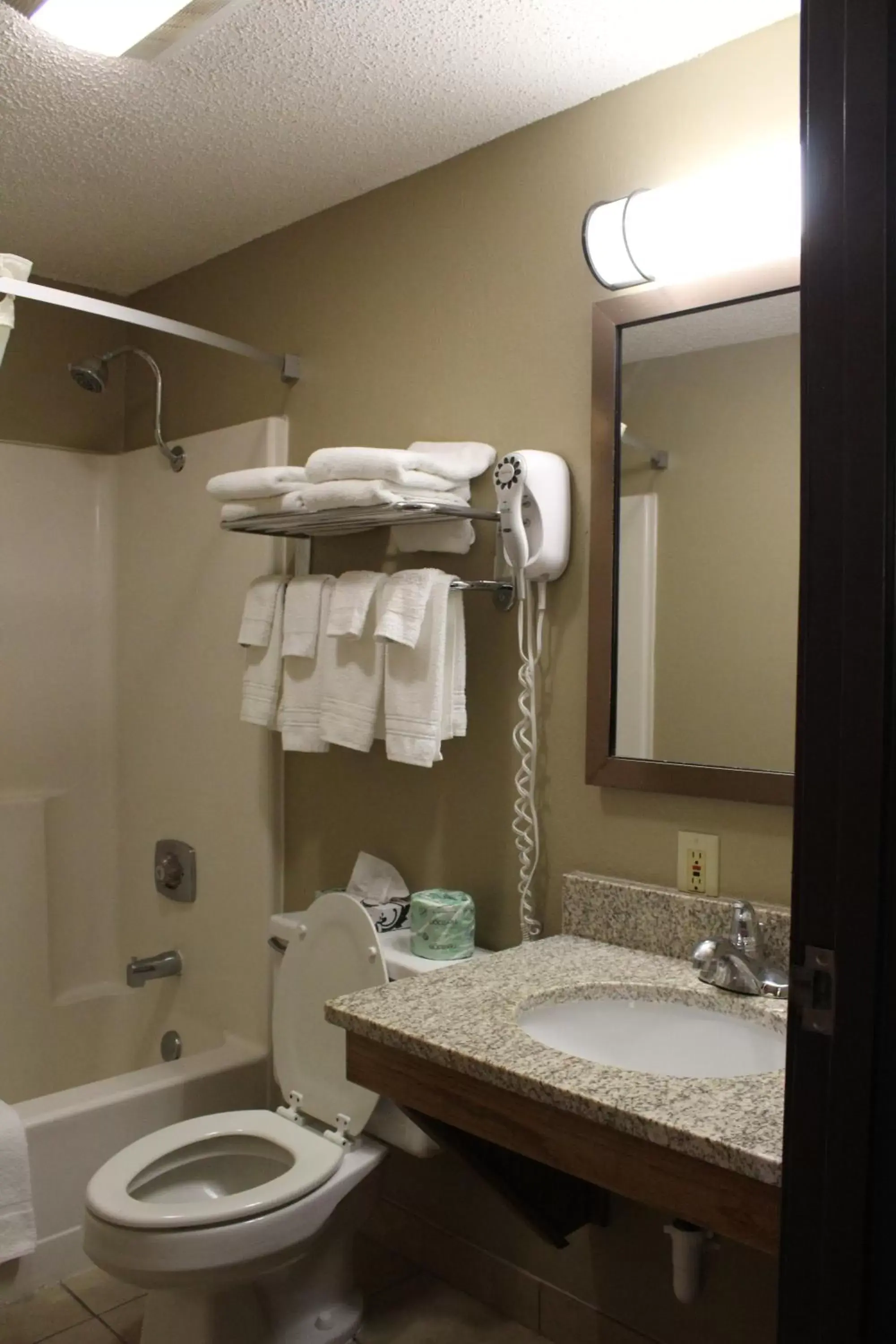 Bathroom in Super 8 by Wyndham Kearney