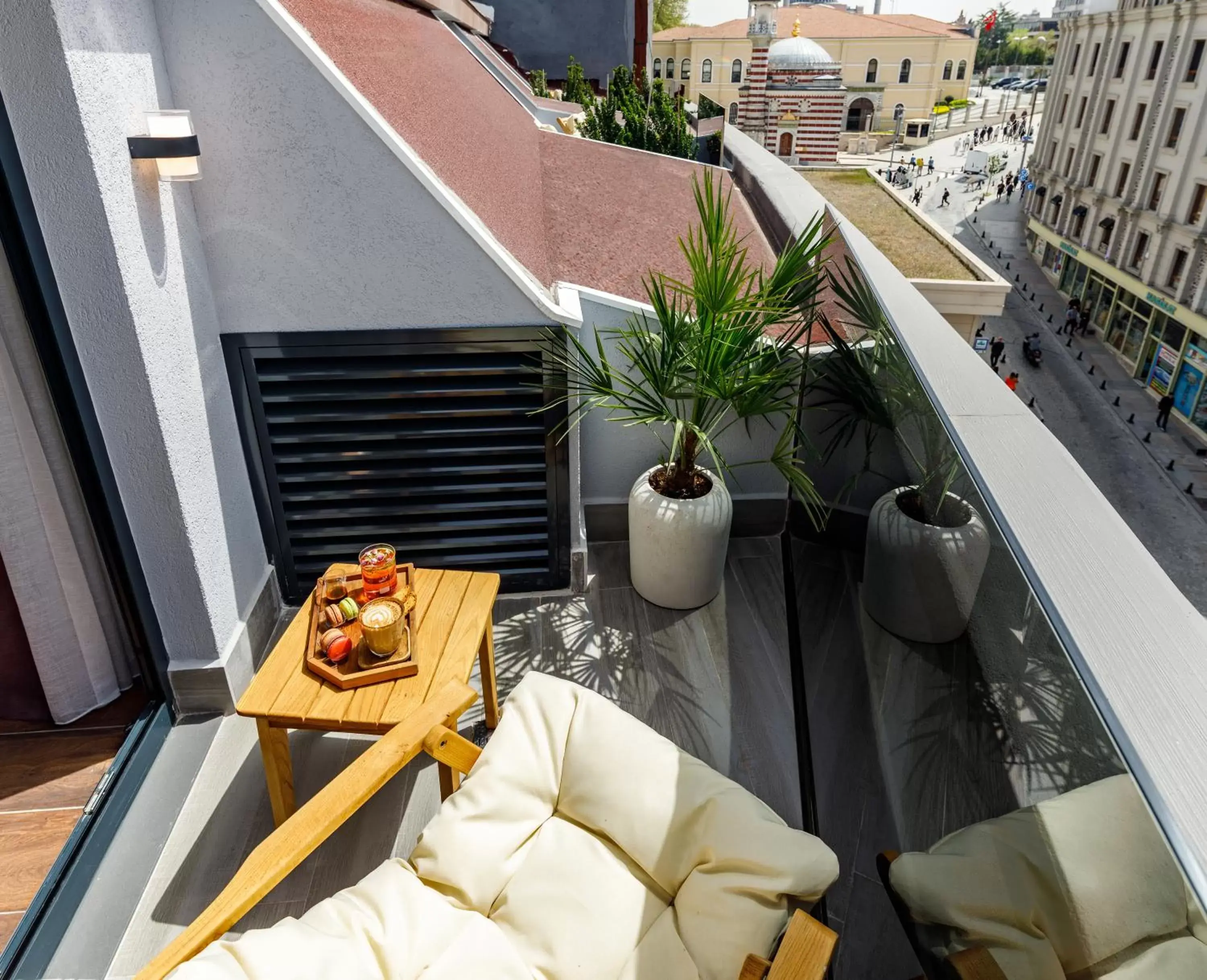Balcony/Terrace in Euro Design Hotel