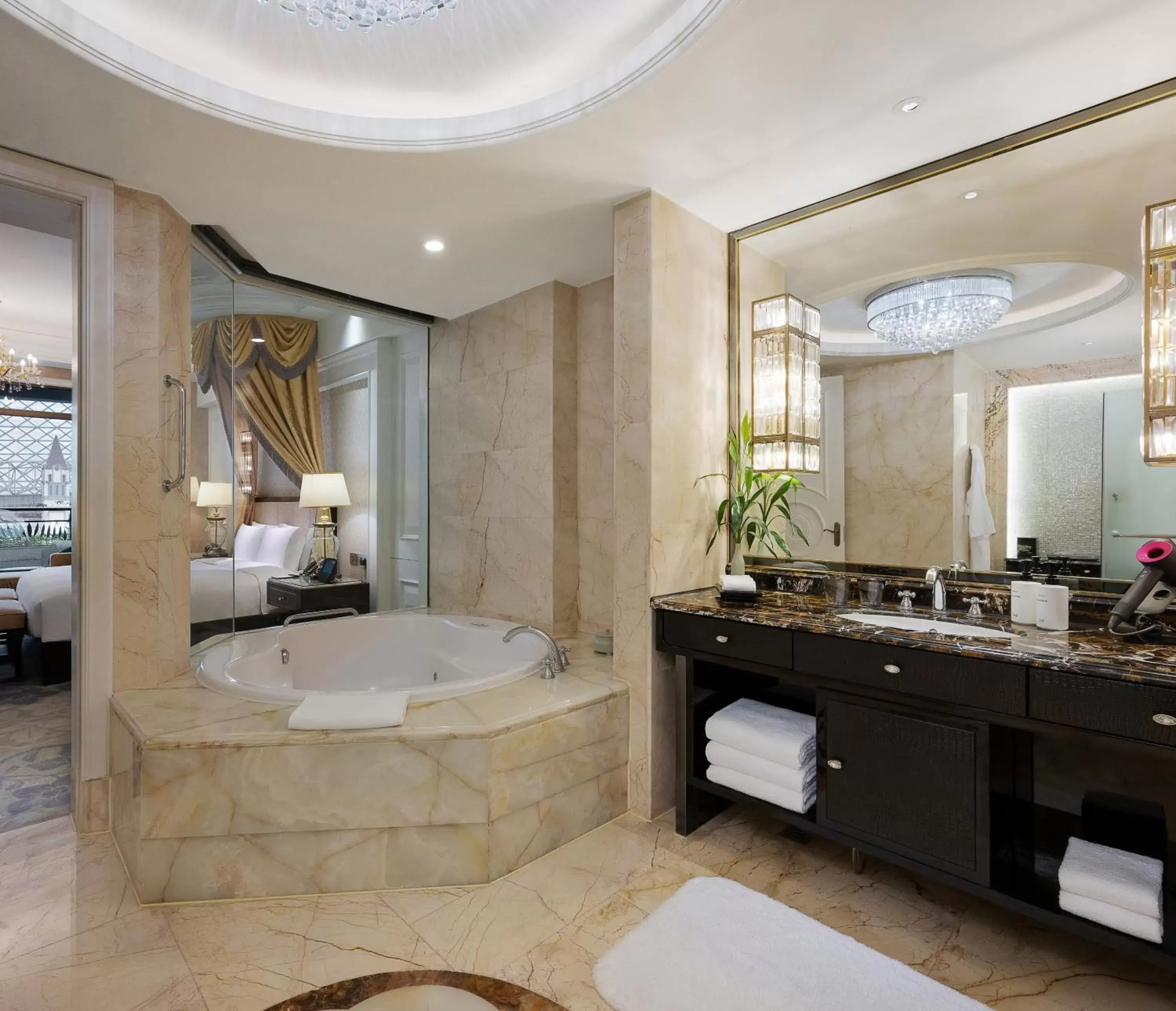 Bathroom in InterContinental Chengdu Global Center by IHG Bathroom in InterContinental Chengdu Global Center by IHG