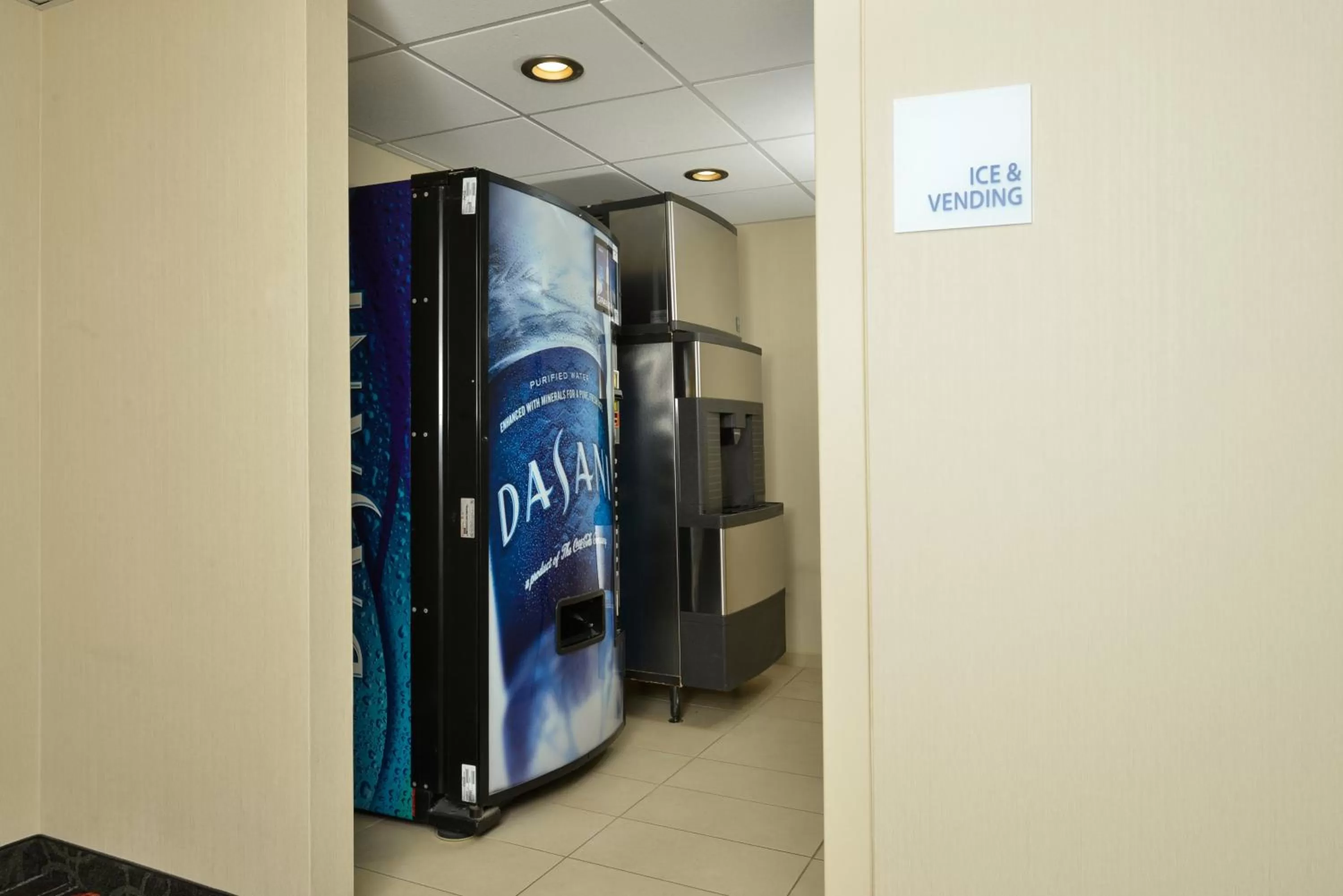 vending machine in Holiday Inn Express Boston-Milford by IHG
