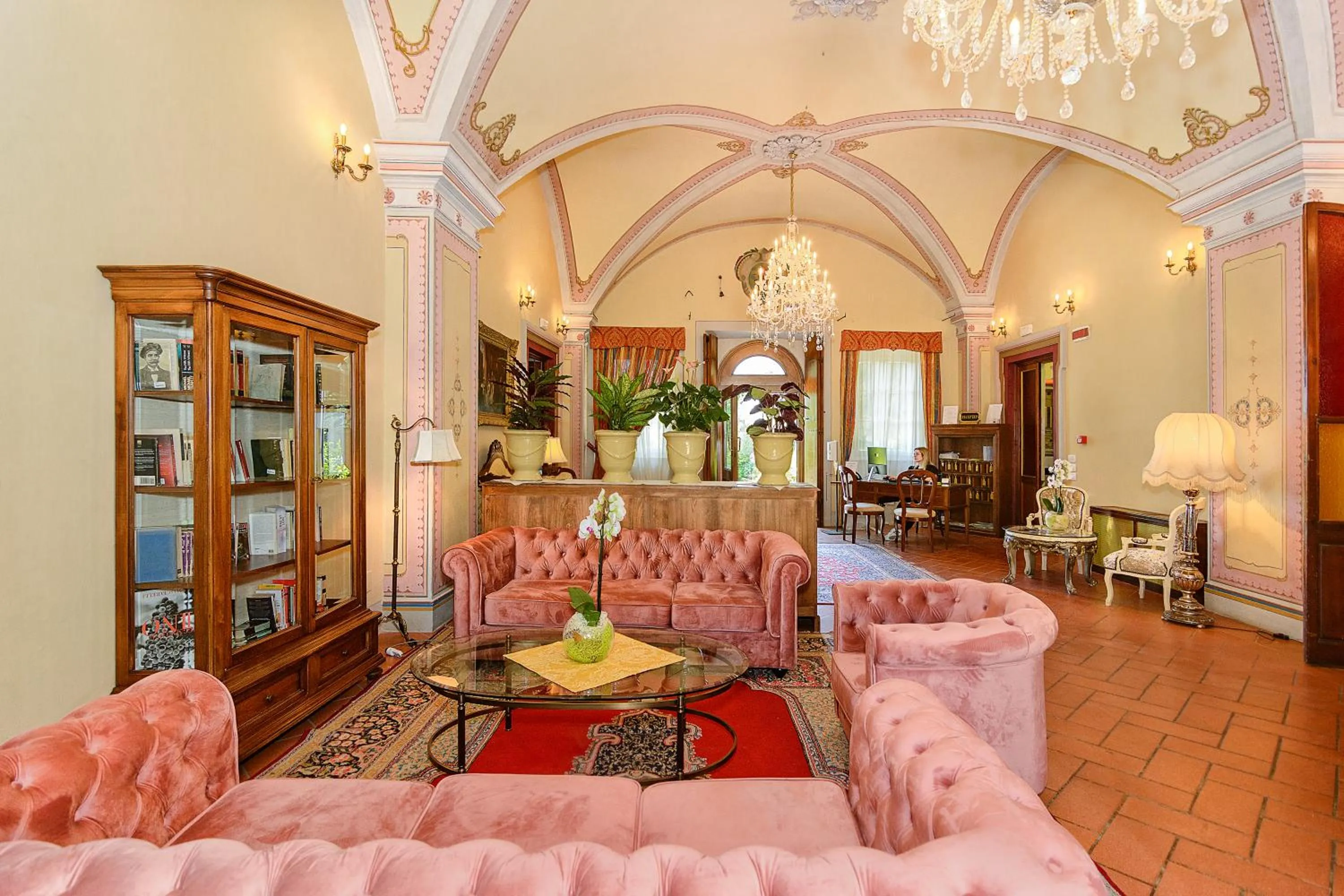 Lobby or reception in Hotel Villa San Michele