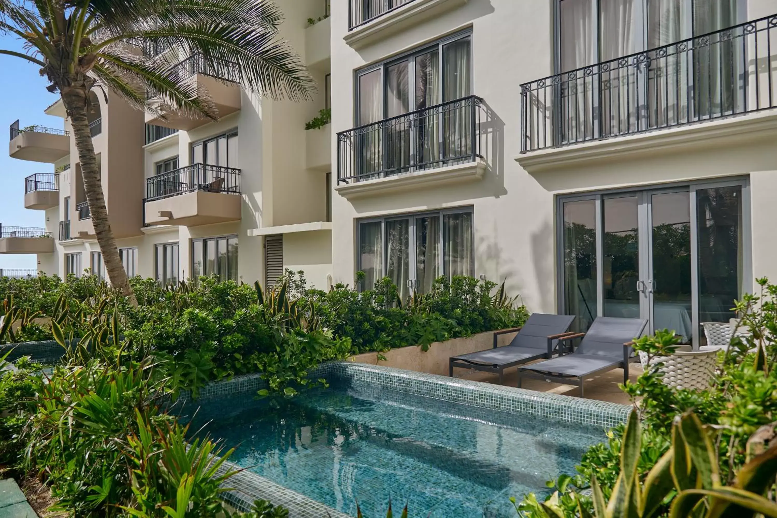 Balcony/Terrace, Swimming Pool in Fiesta Americana Condesa Cancun - All Inclusive