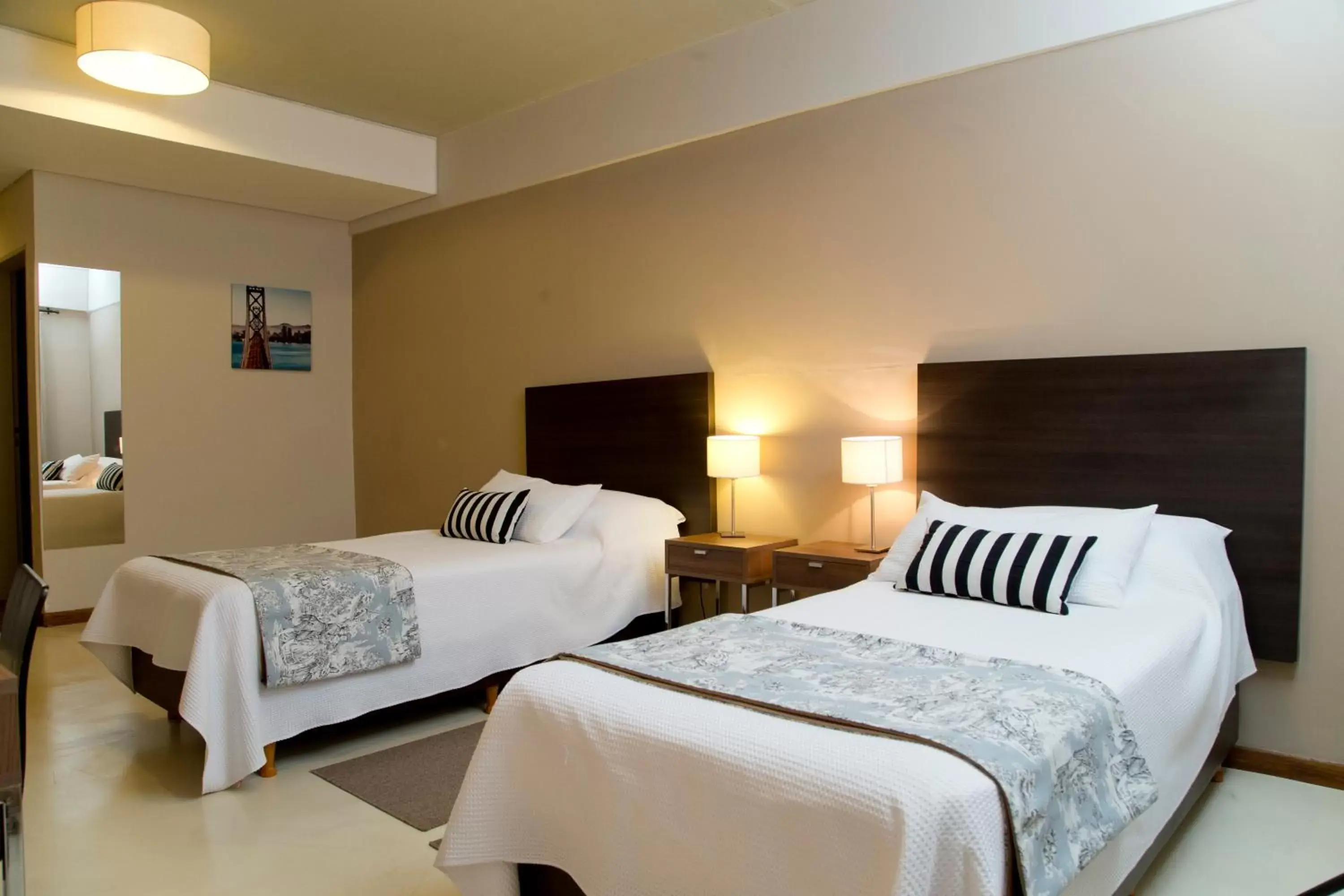Bed in Casa Campus Pilar Suites