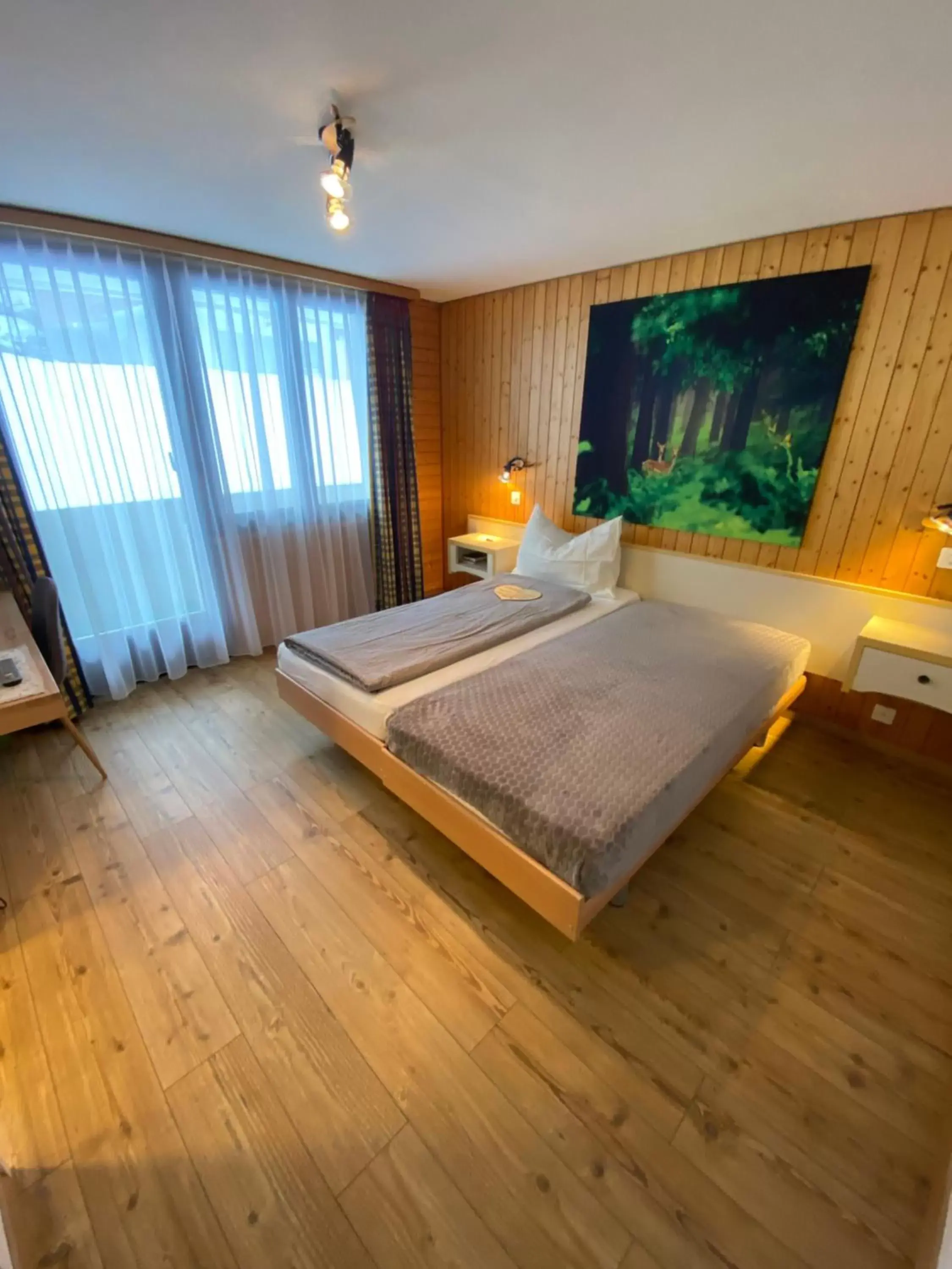 Bed in Hotel Garni Jägerhof