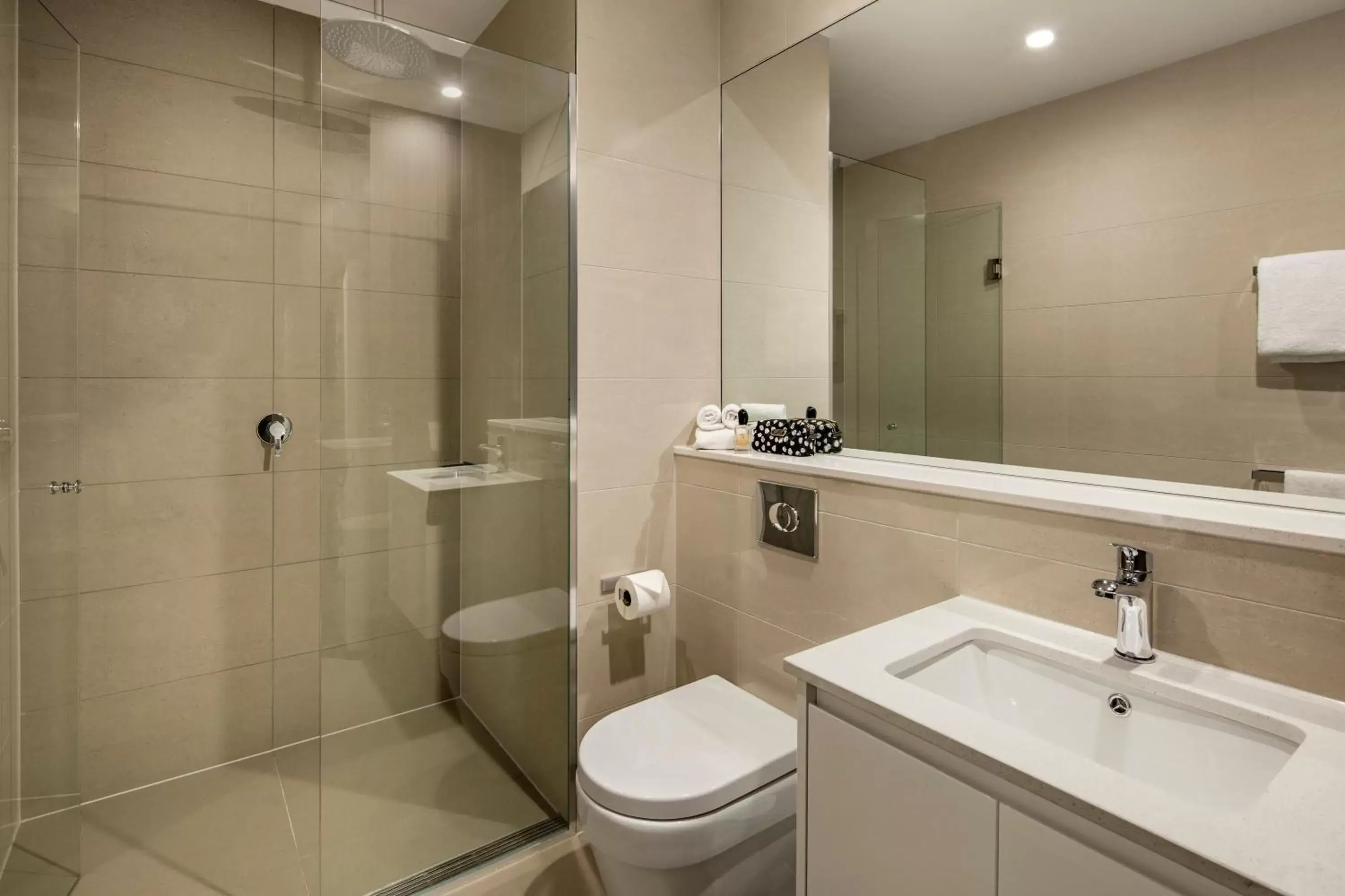 Shower, Bathroom in Quest Dandenong Central