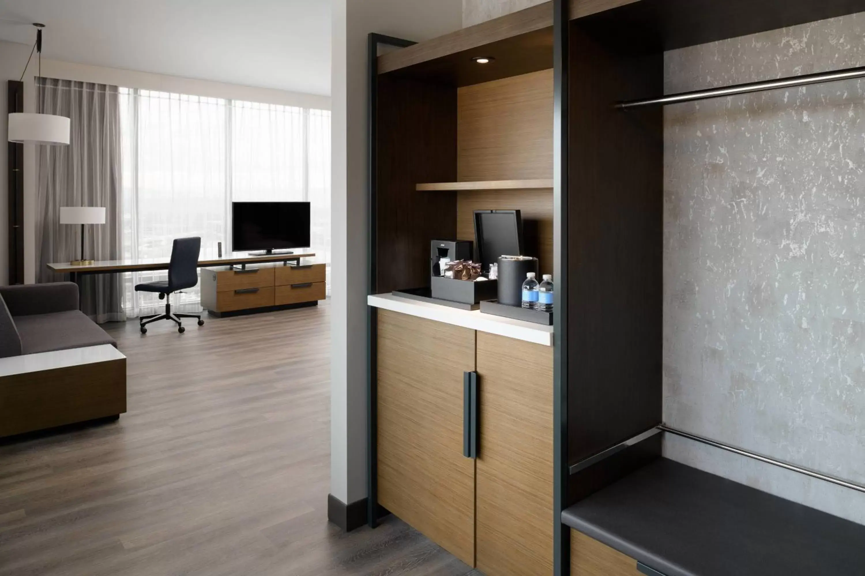 Photo of the whole room, TV/Entertainment Center in Marriott Tacoma Downtown