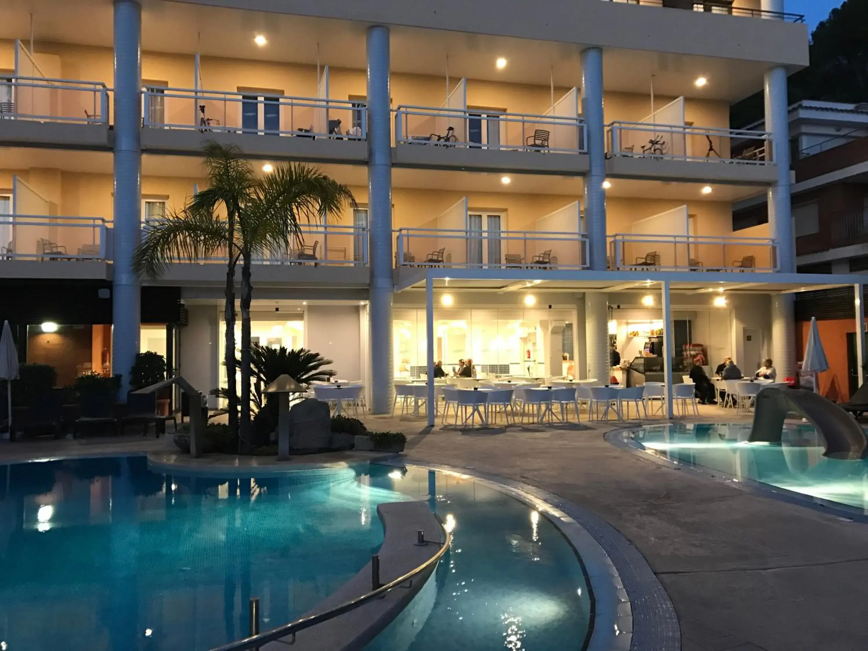 Lounge or bar, Swimming Pool in Rosamar & Spa 4*s