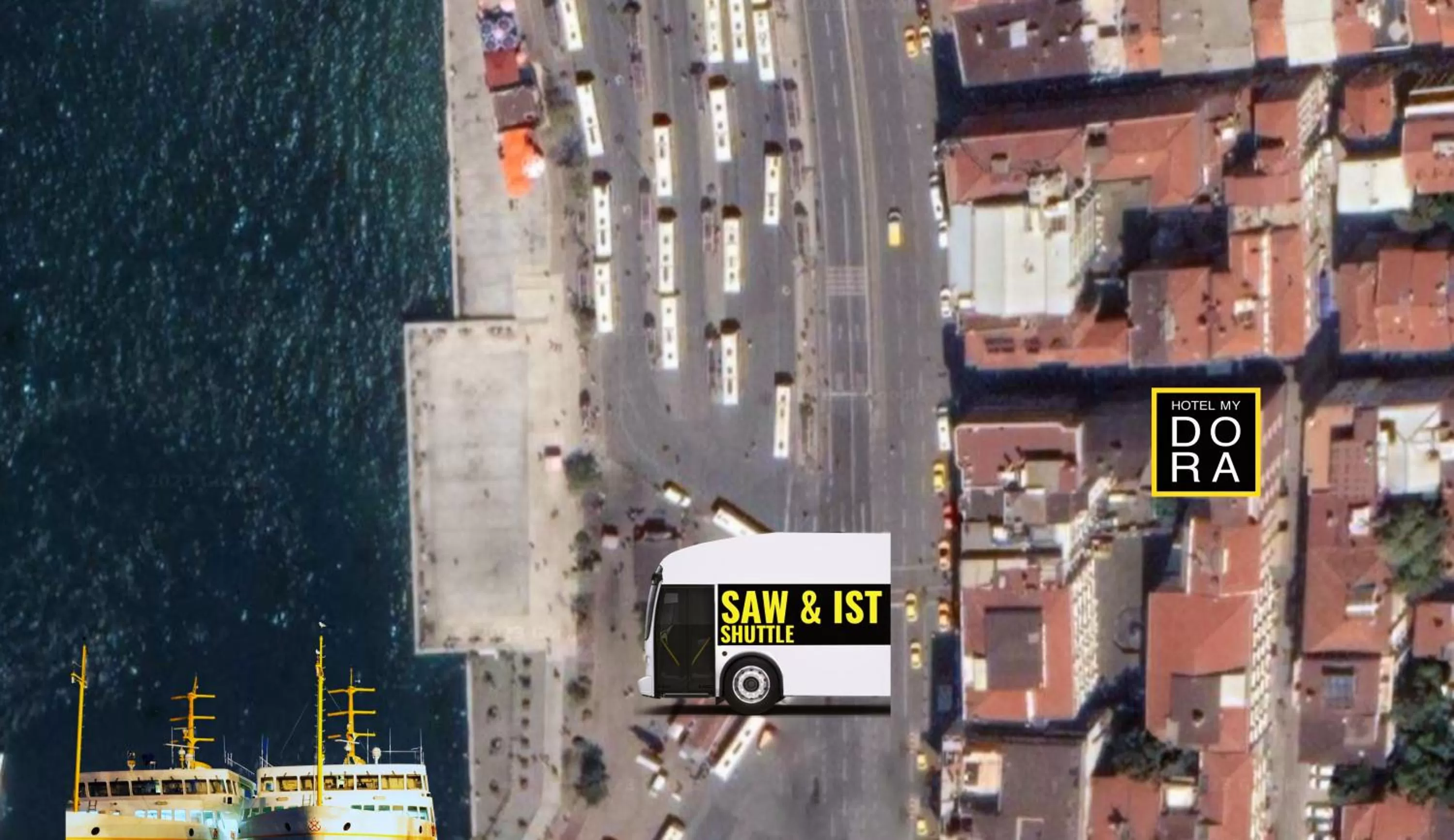 Bird's eye view in My Dora Hotel