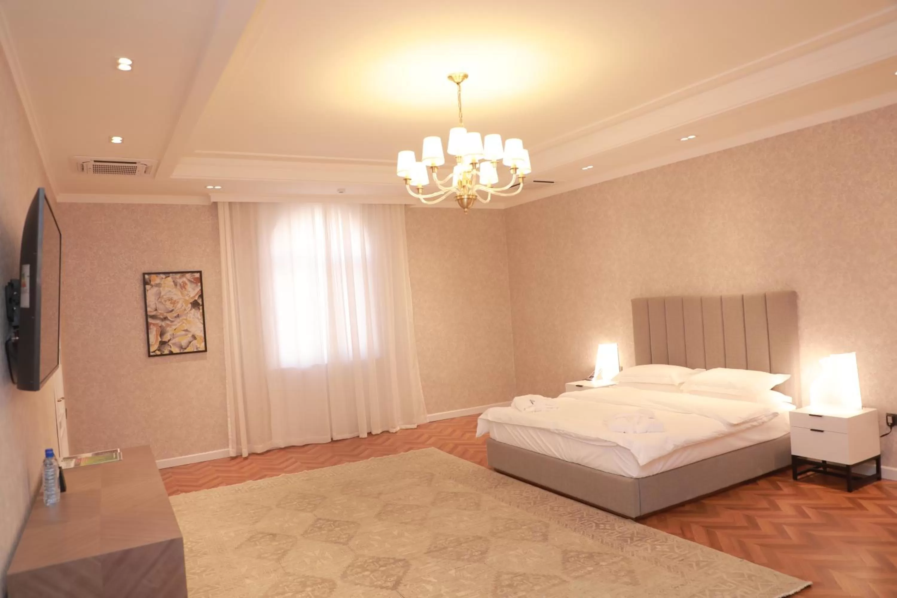 Bed in Termez Palace Hotel & Spa