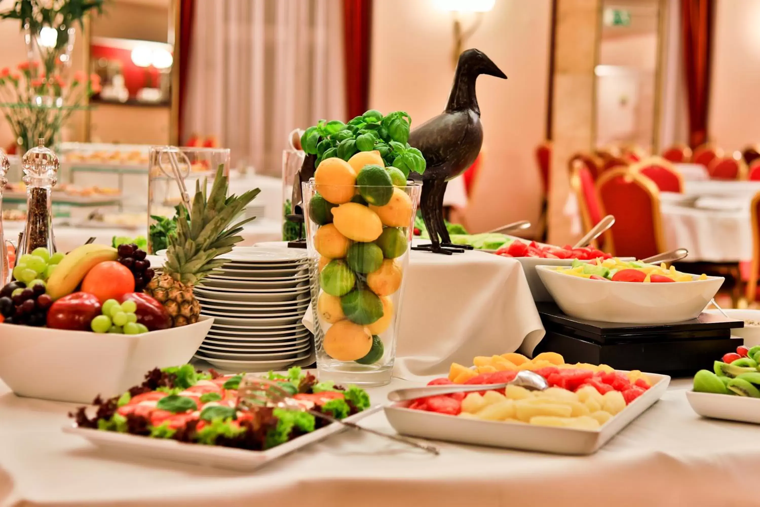 Buffet breakfast in Belvedere Buffet breakfast in Belvedere