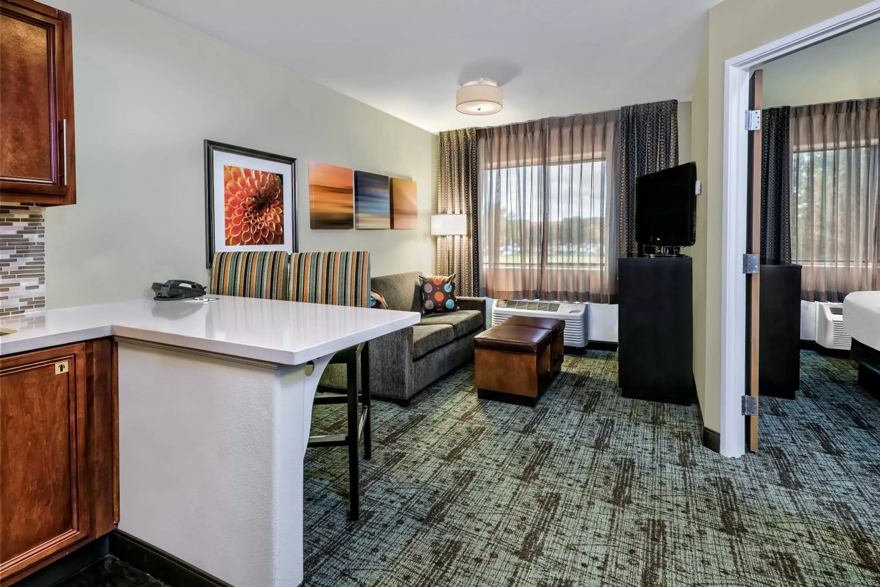 Photo of the whole room, Seating Area in Staybridge Suites Lubbock-University Area, an IHG Hotel