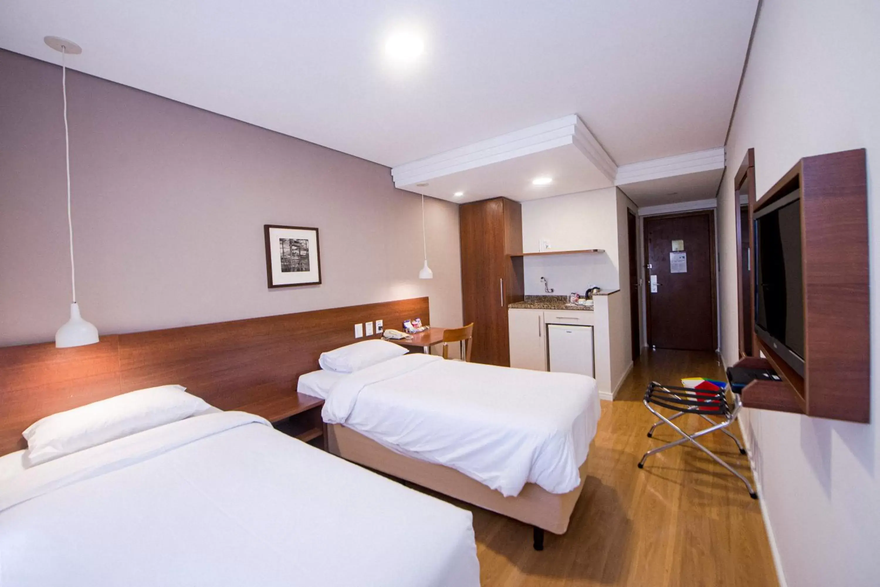 Bed in Mercure Curitiba Golden