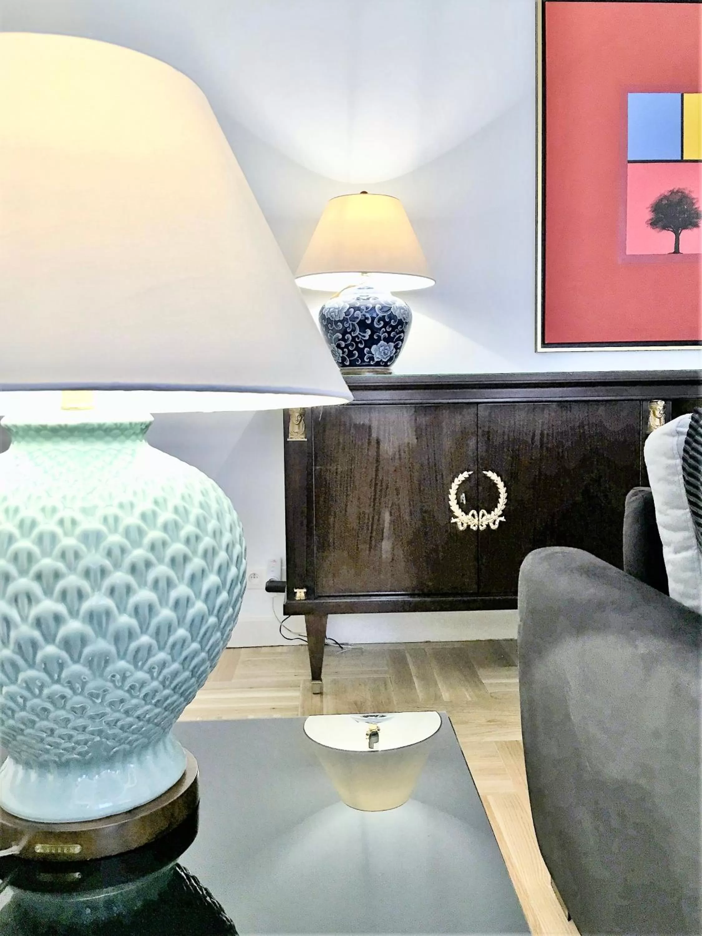 Decorative detail, Bathroom in Luxury Apartments MONDRIAN Market Square II