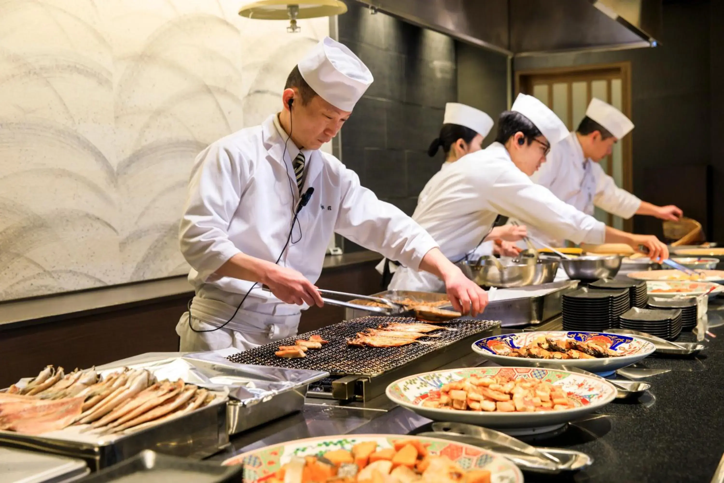 Buffet breakfast in Inatori Ginsuiso Buffet breakfast in Inatori Ginsuiso