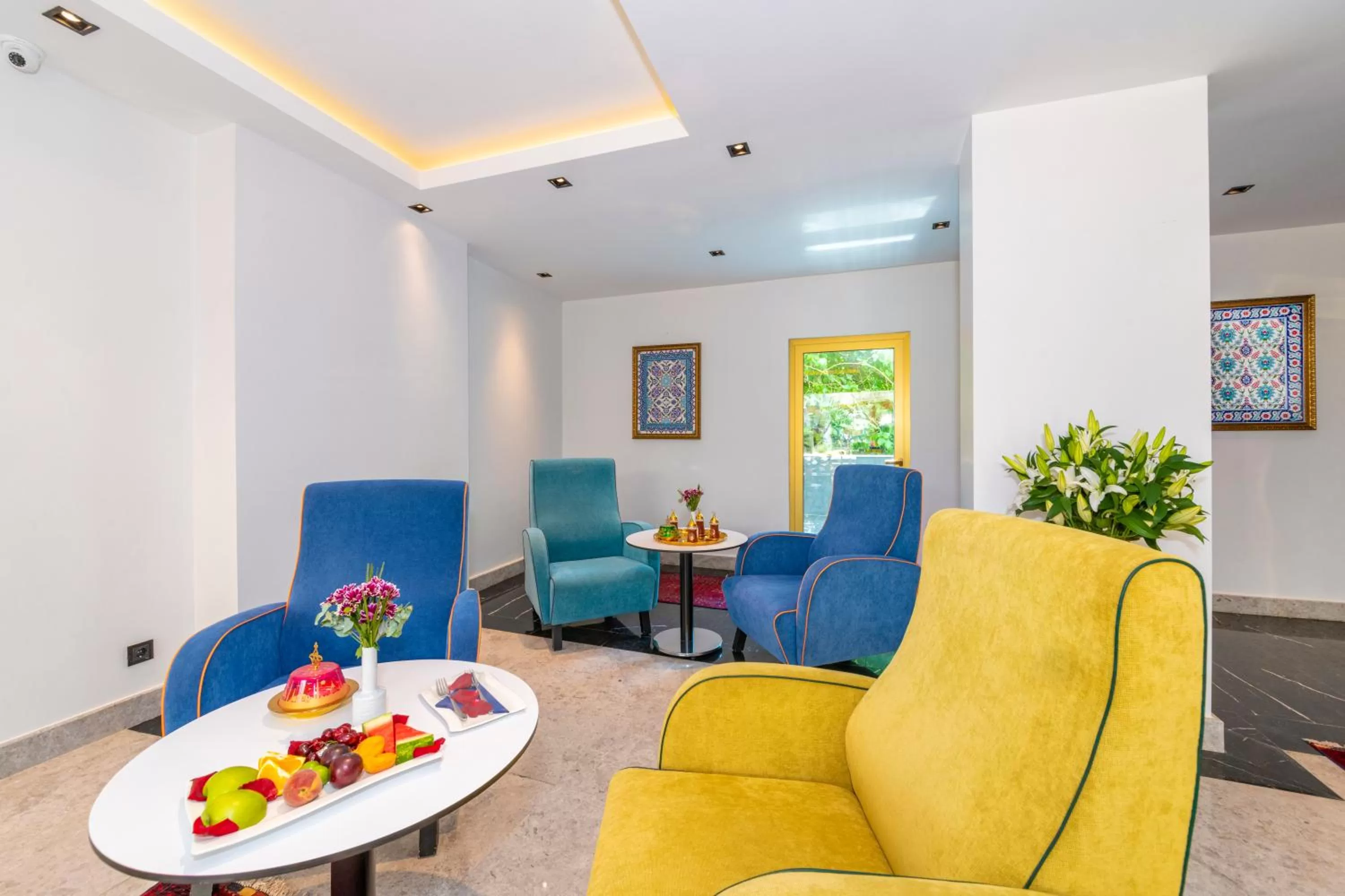 Living room in Eastanbul Suites