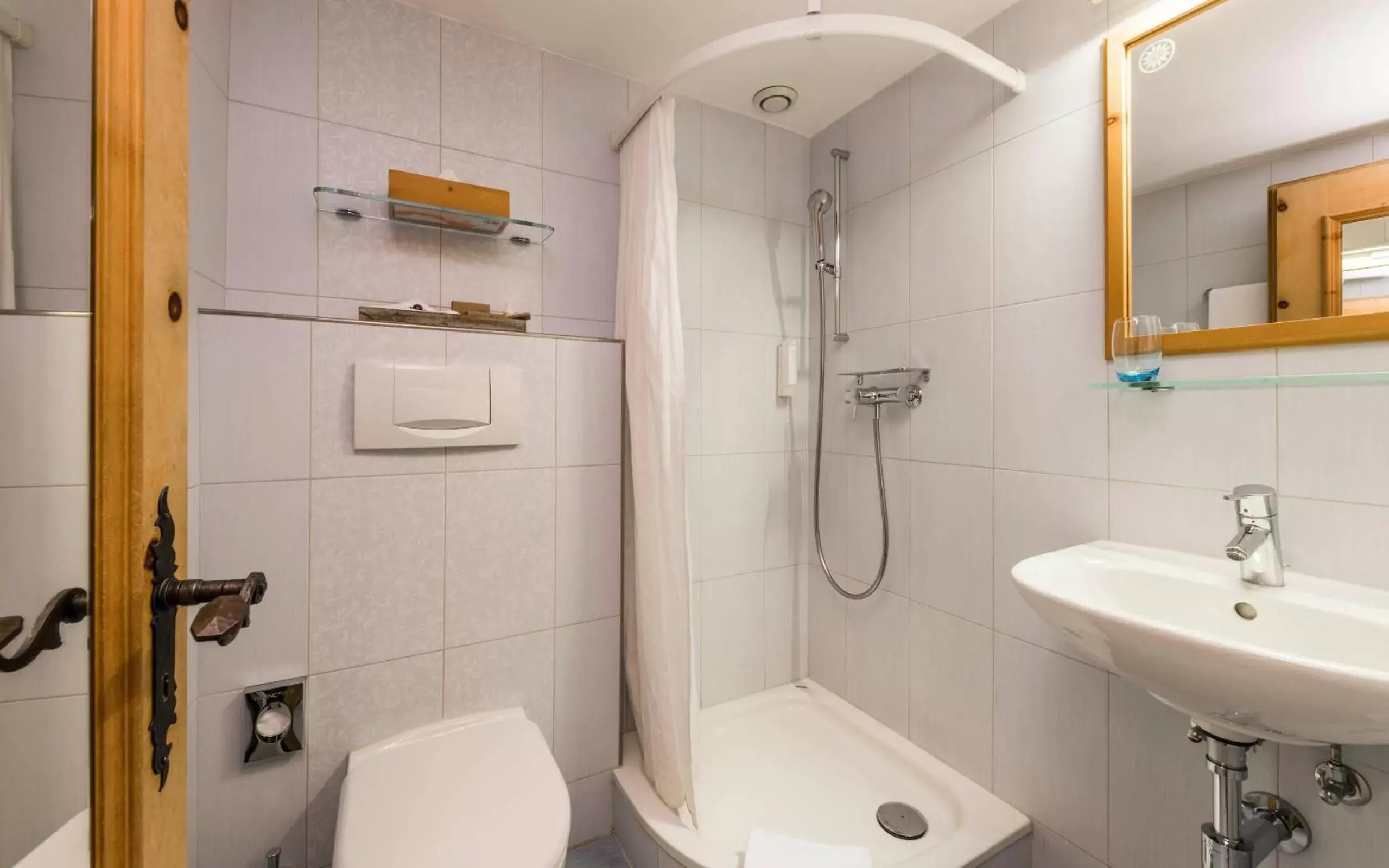 Shower, Bathroom in Hotel Stern Chur