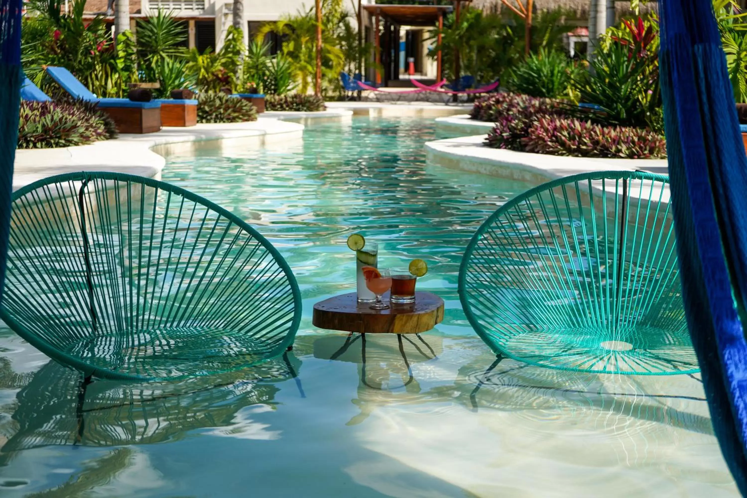 Swimming Pool in Blue Palm Bacalar