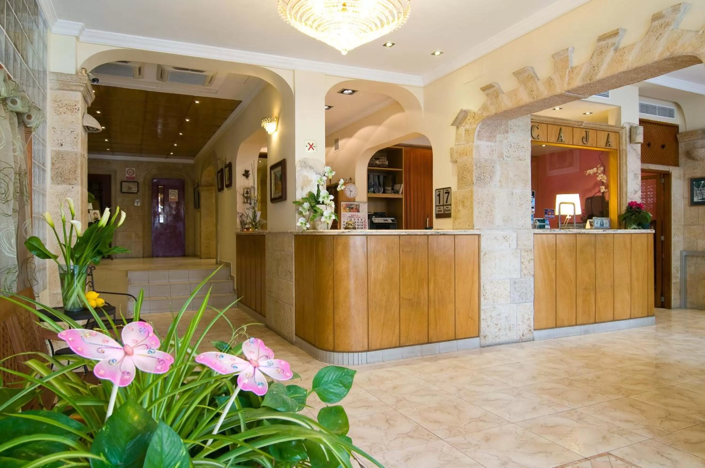 Lobby or reception in Hotel Balear