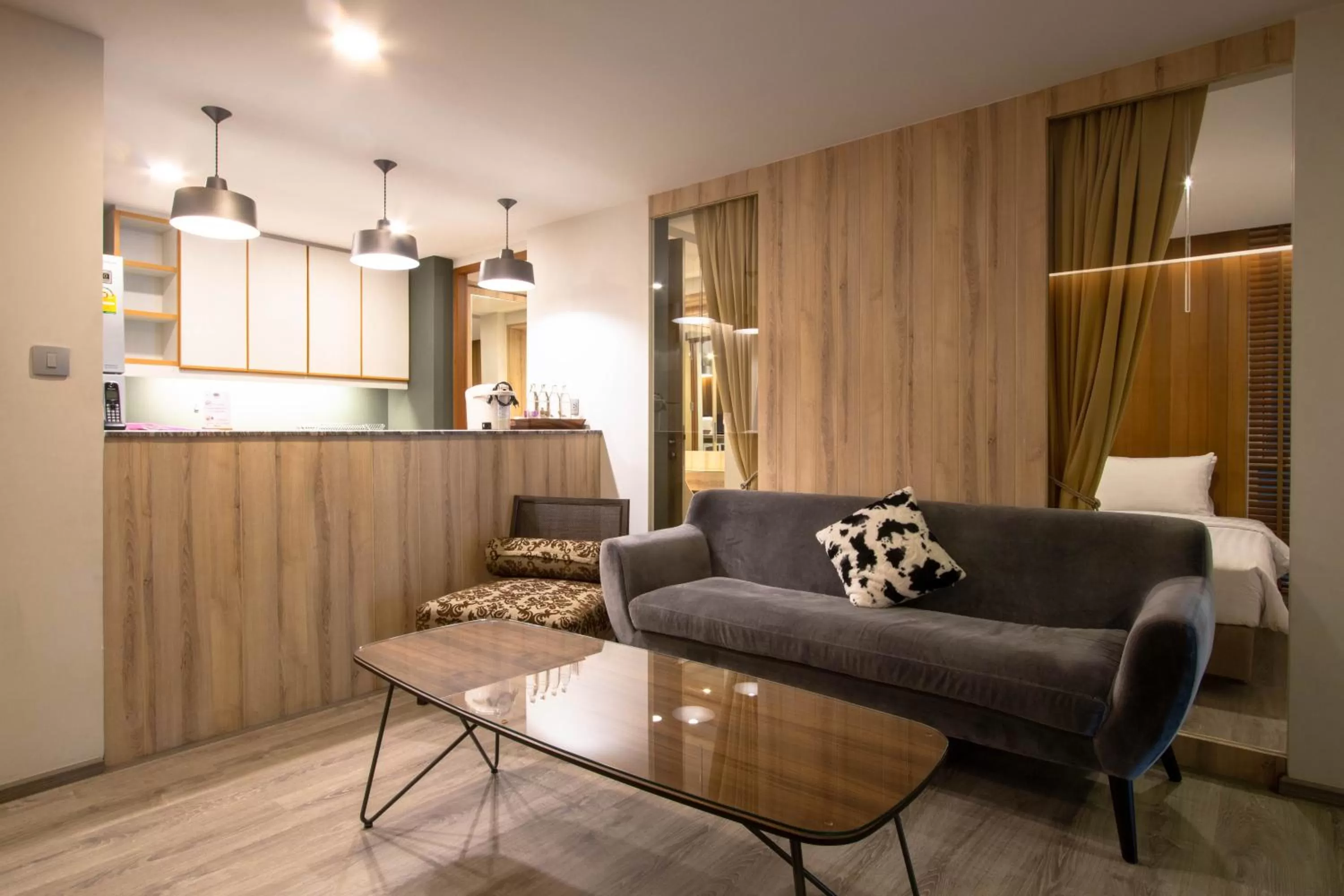 Living room in The Residence Rajtaevee Hotel