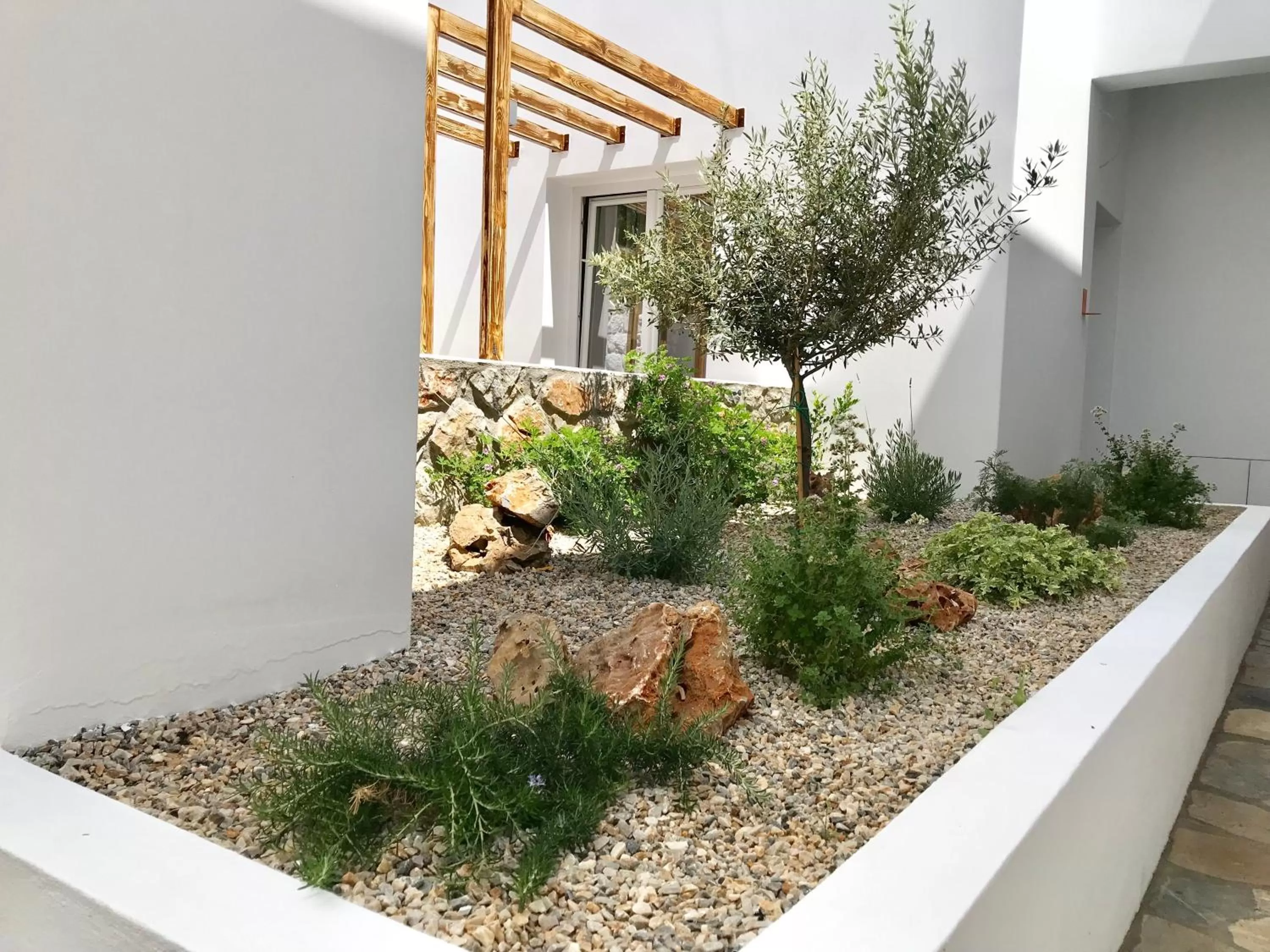 Garden view in AELLIA HOTEL & SUITES LEROS