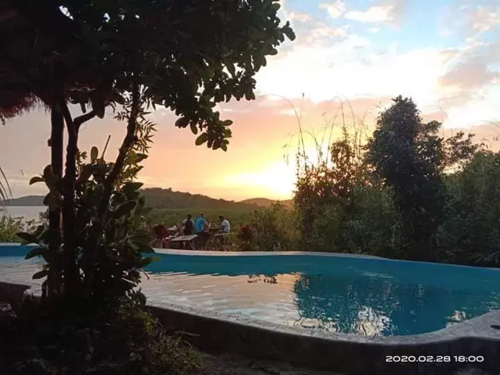 Swimming Pool in Sanctuaria Treehouses Busuanga