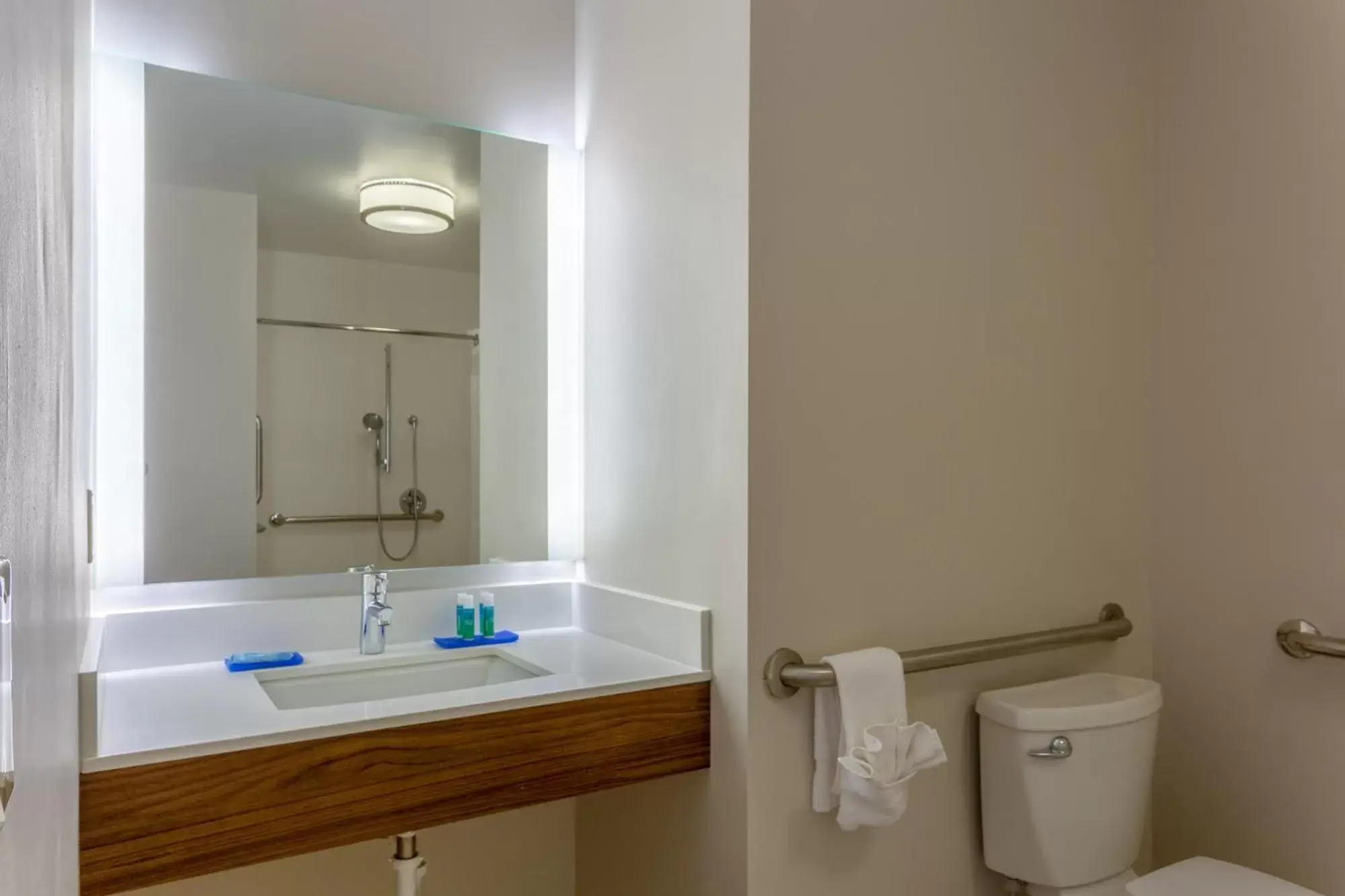 Bathroom in Holiday Inn Express & Suites Vandalia, an IHG Hotel